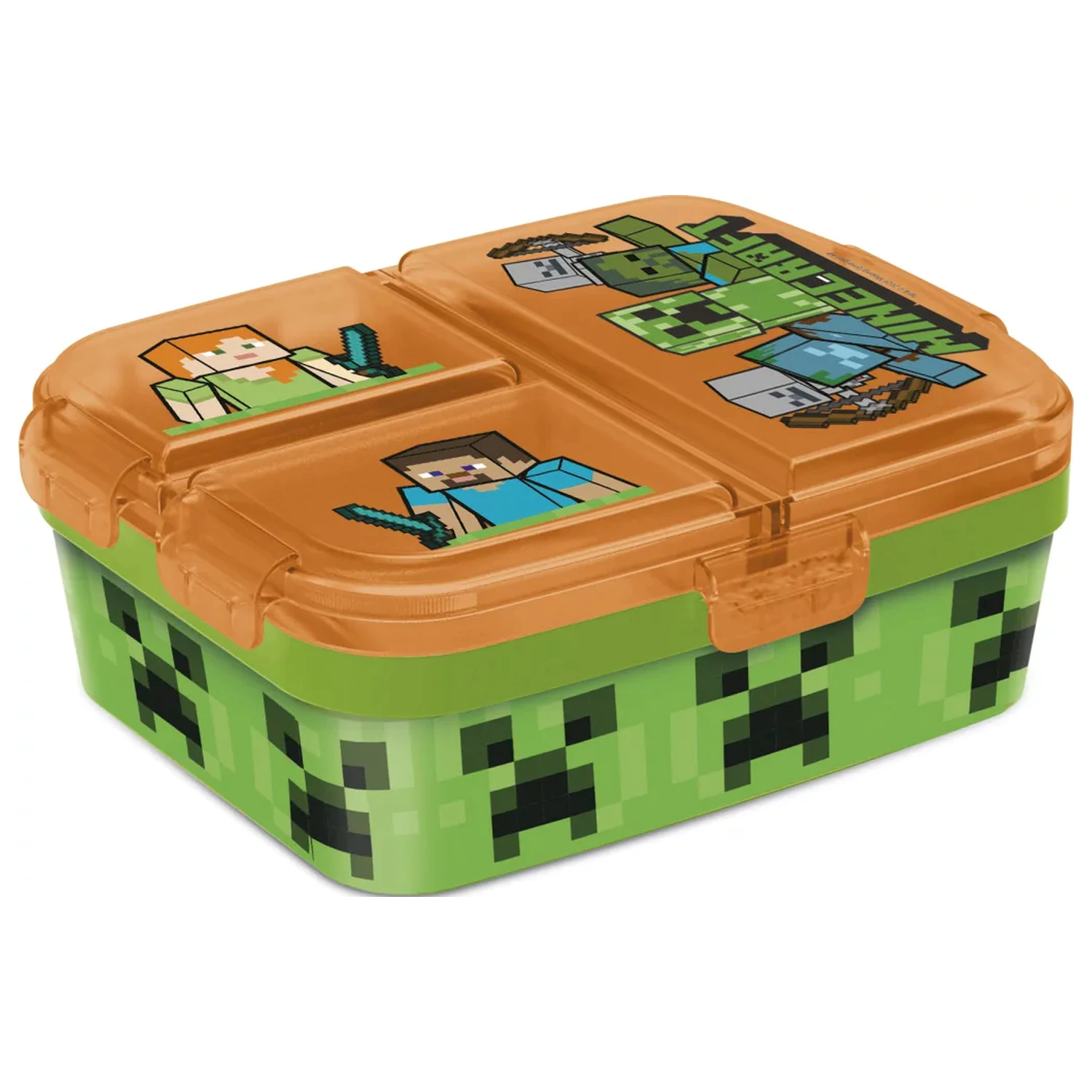 Minecraft Battle vícekomorový box na oběd, box na sendvič XL fotografii produktu