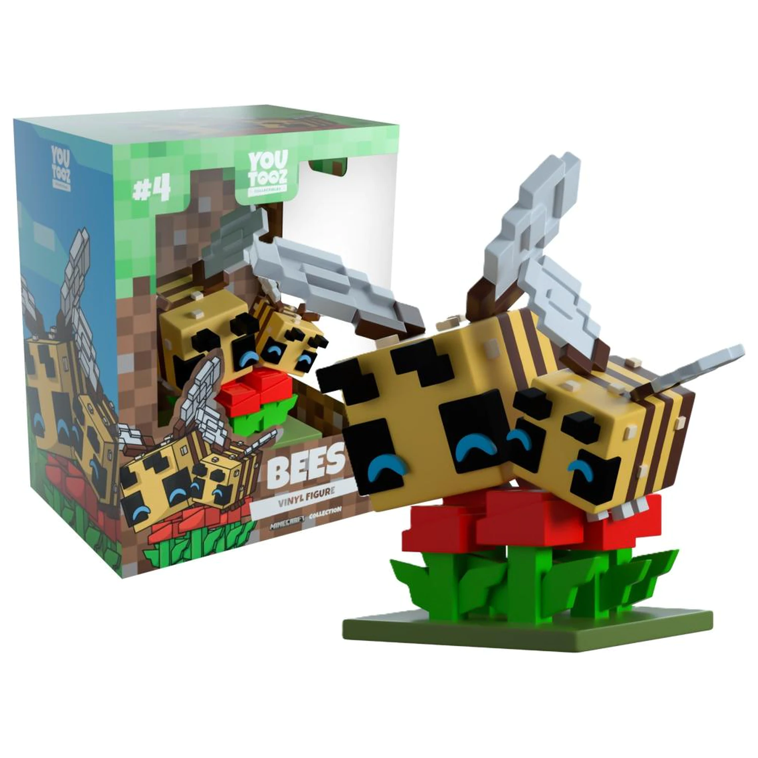 Minecraft Bees figurka 9 cm fotografii produktu