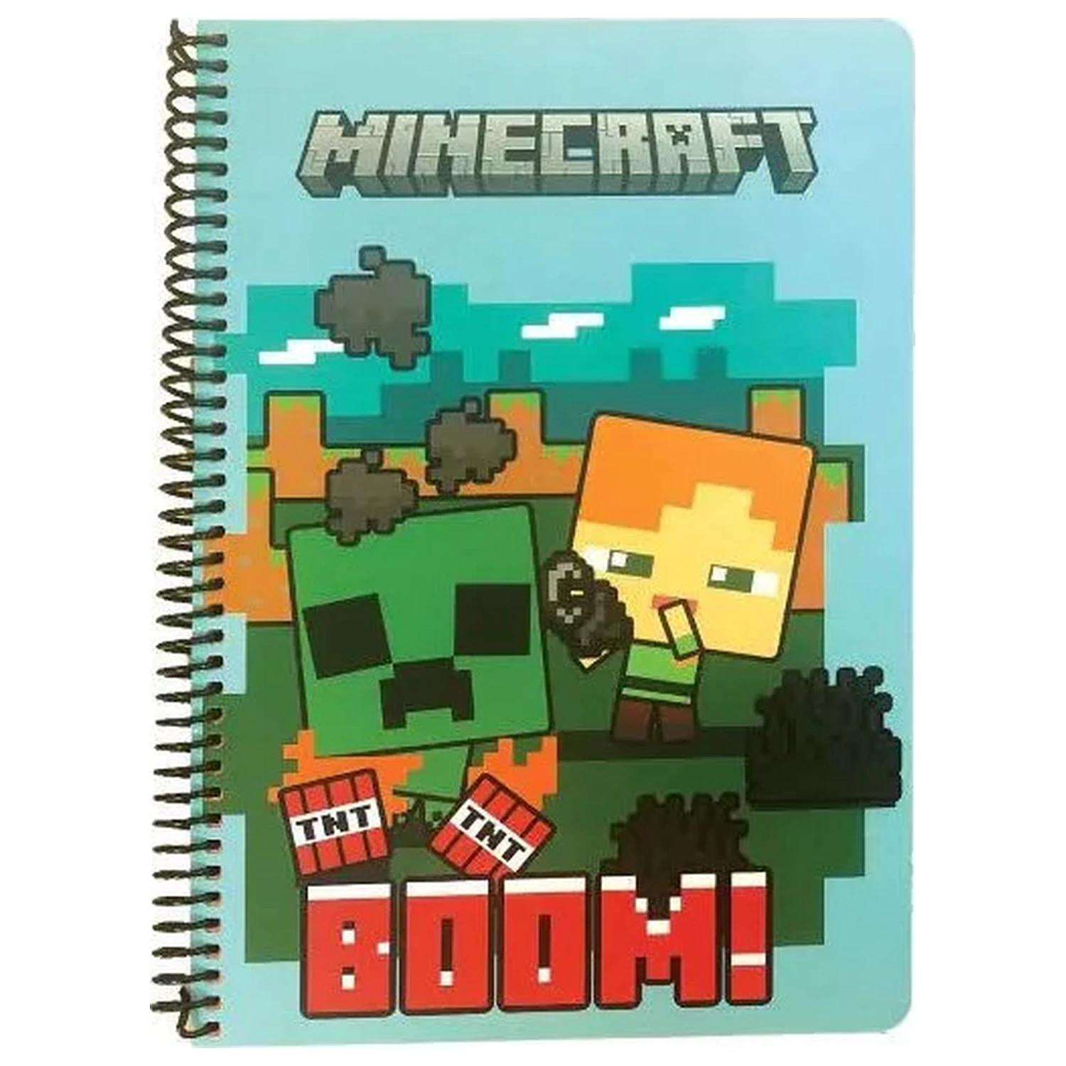 Minecraft Boom B/5 linkovaný spirálový sešit, 70 listů fotografii produktu