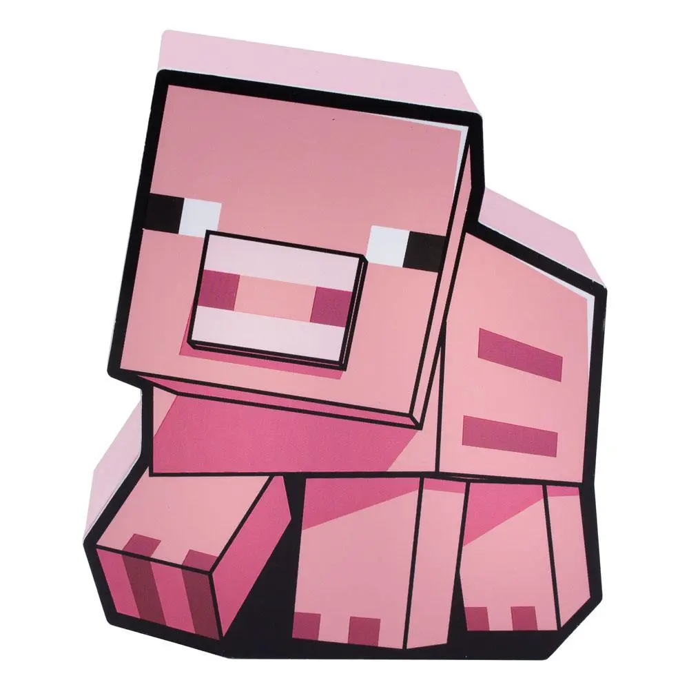 Minecraft krabičkové světlo prasátko 16 cm fotografii produktu