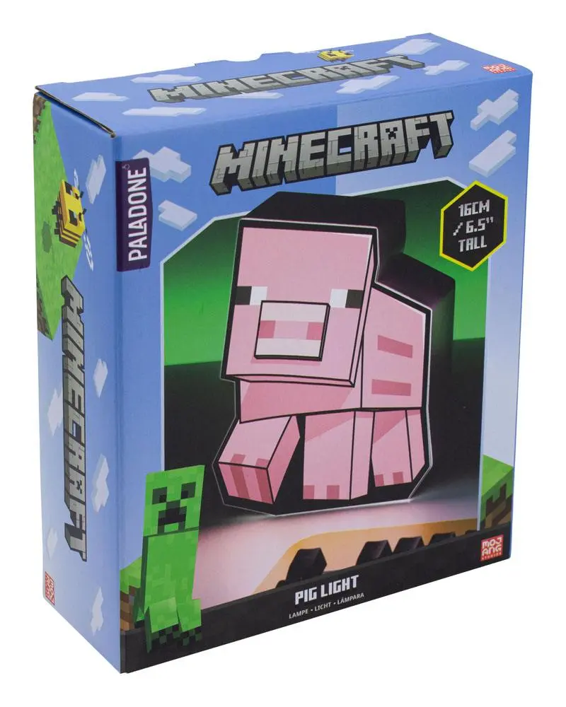 Minecraft krabičkové světlo prasátko 16 cm fotografii produktu