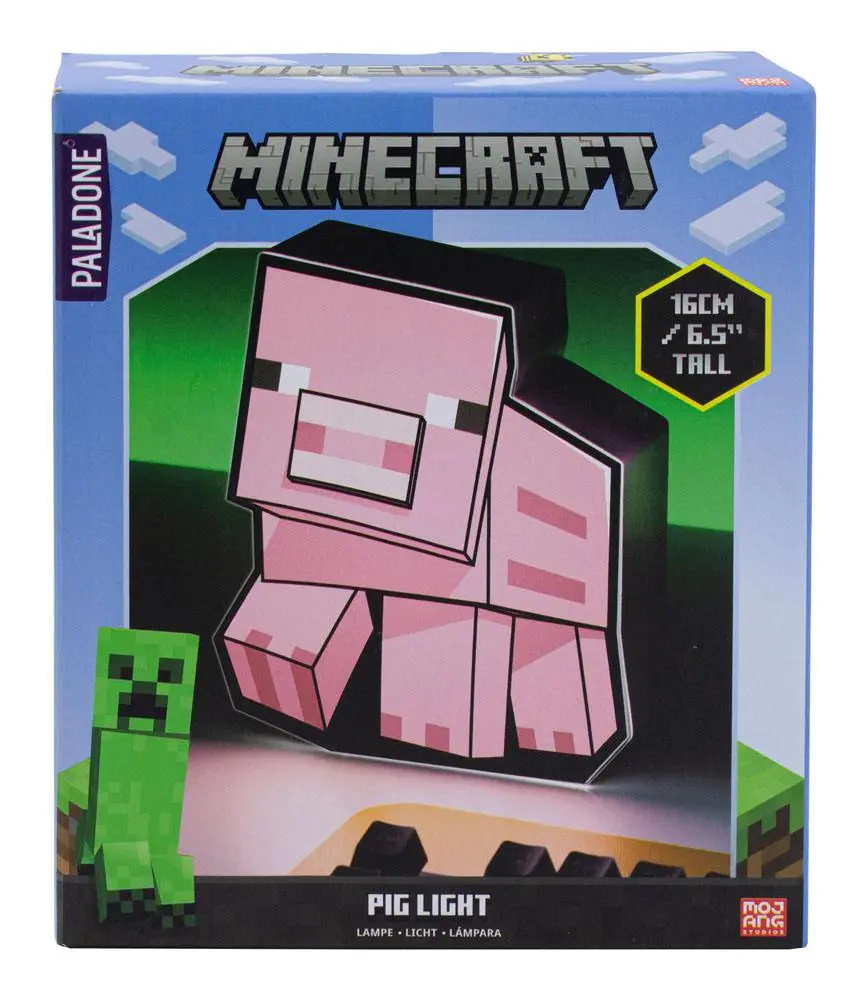 Minecraft krabičkové světlo prasátko 16 cm fotografii produktu
