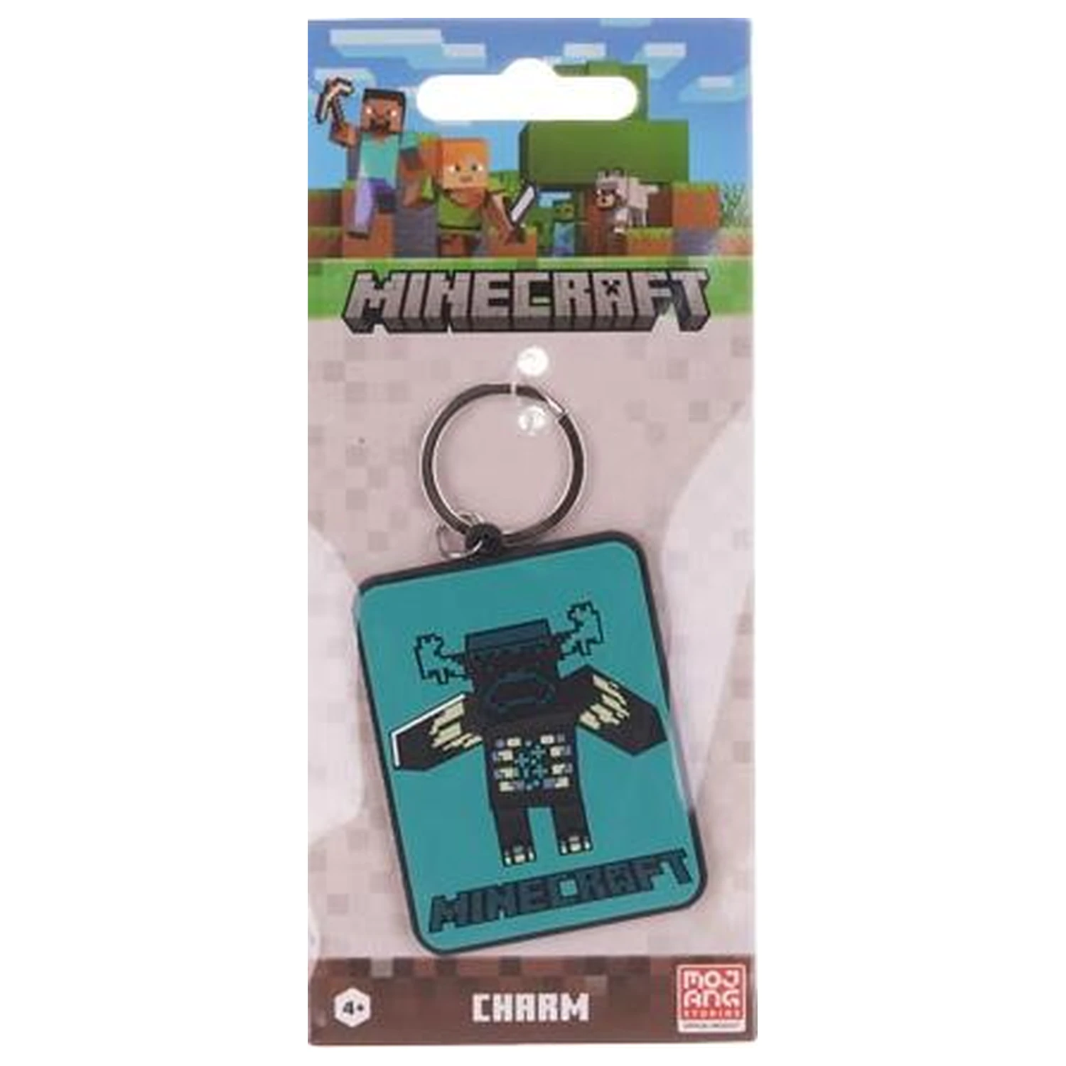 Minecraft Buffalo Gumová klíčenka fotografii produktu
