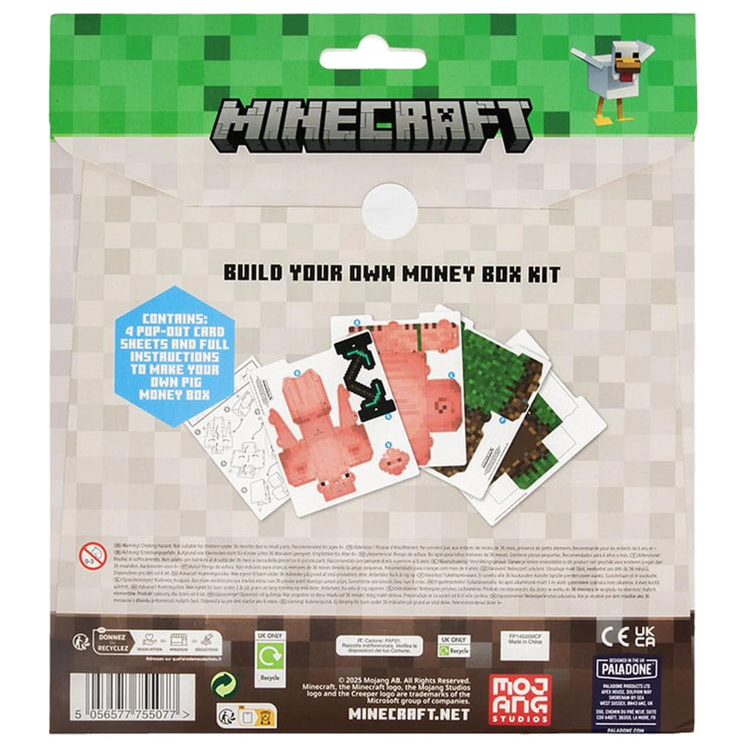 Minecraft Vytvořte si svou vlastní pokladničku na peníze Poklad Schwein fotografii produktu