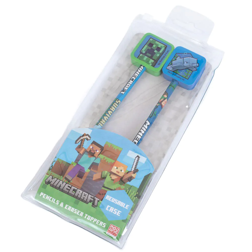 Minecraft tužka s ozdobou 2-Pack fotografii produktu
