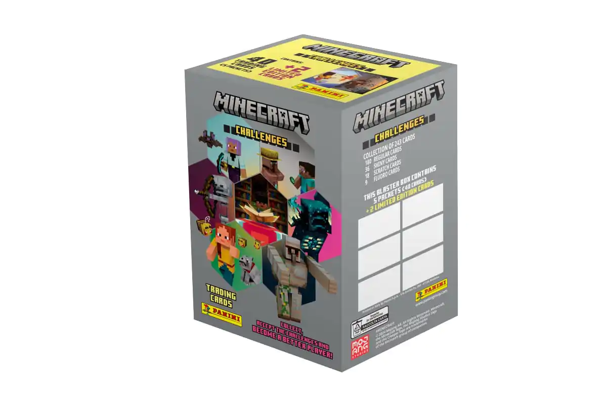 Minecraft - Challenges sběratelské karty Trading Cards Blaster Box fotografii produktu