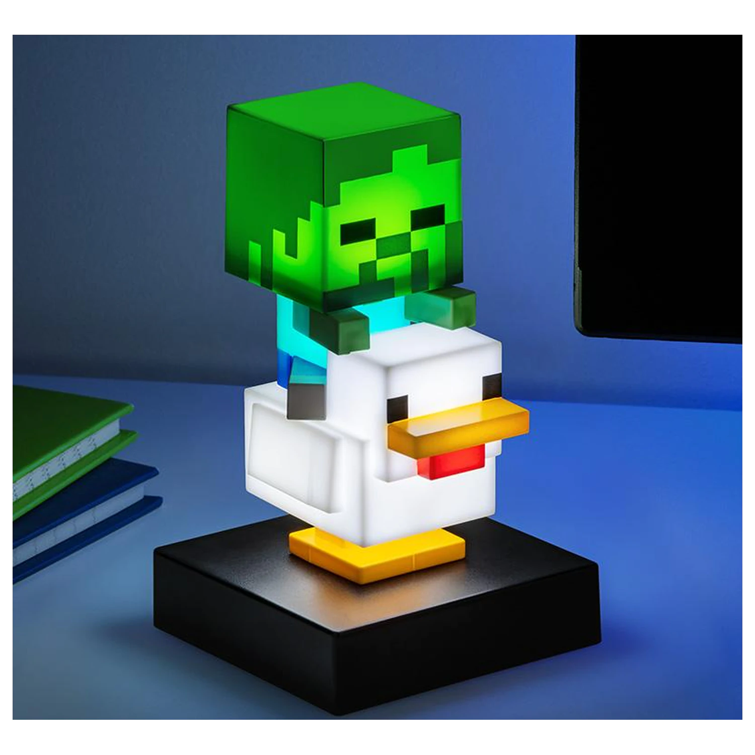 Minecraft Chicken Jockey Icon Lampa 11 cm fotografii produktu