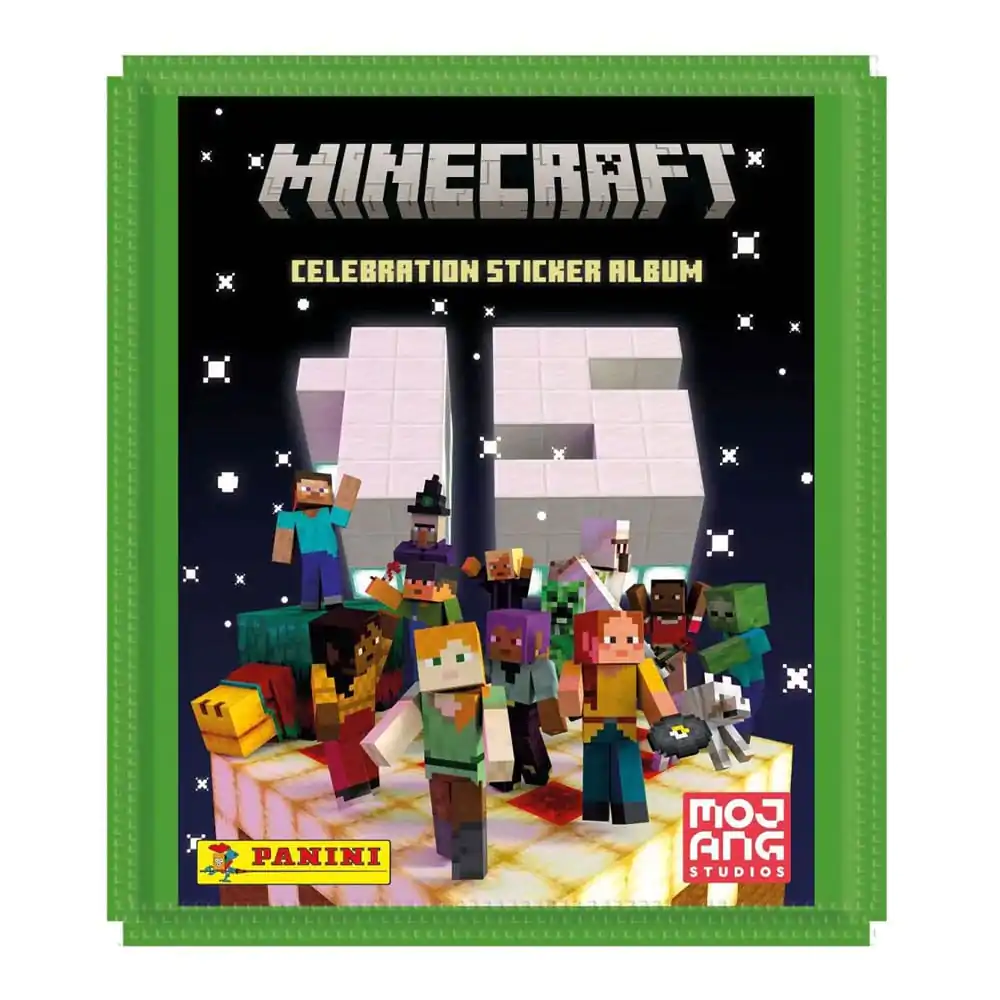 Minecraft Sběratelské samolepky Eco-Blister 15. výročí Oslava *Německá verze* fotografii produktu