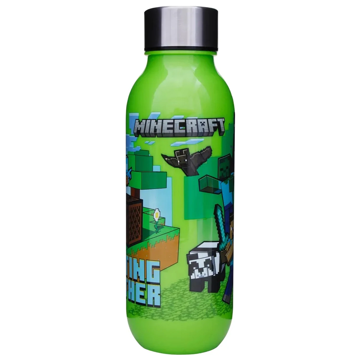 Minecraft Crafting plastová láhev na vodu se šroubovacím uzávěrem 640 ml fotografii produktu