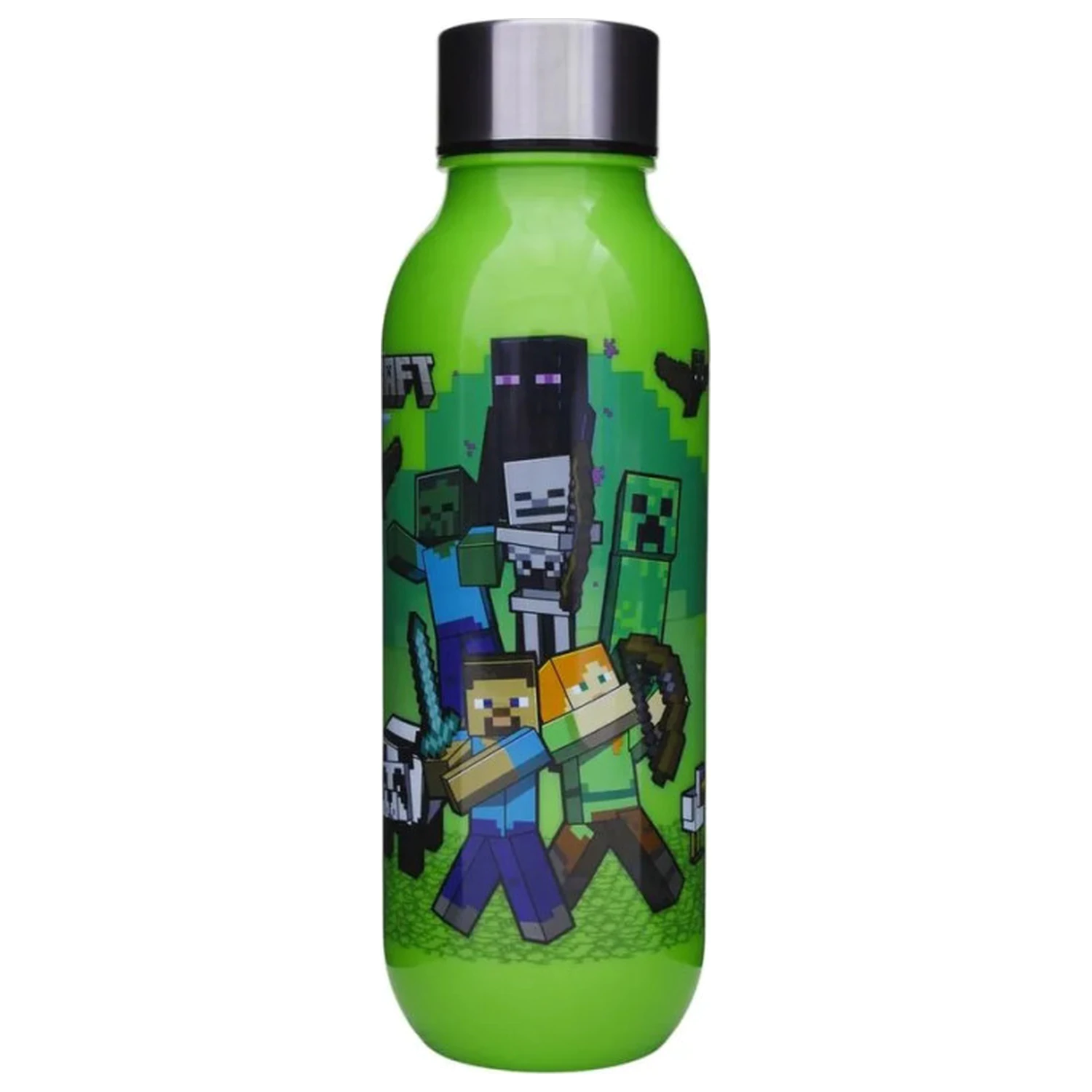 Minecraft Crafting plastová láhev na vodu se šroubovacím uzávěrem 640 ml fotografii produktu