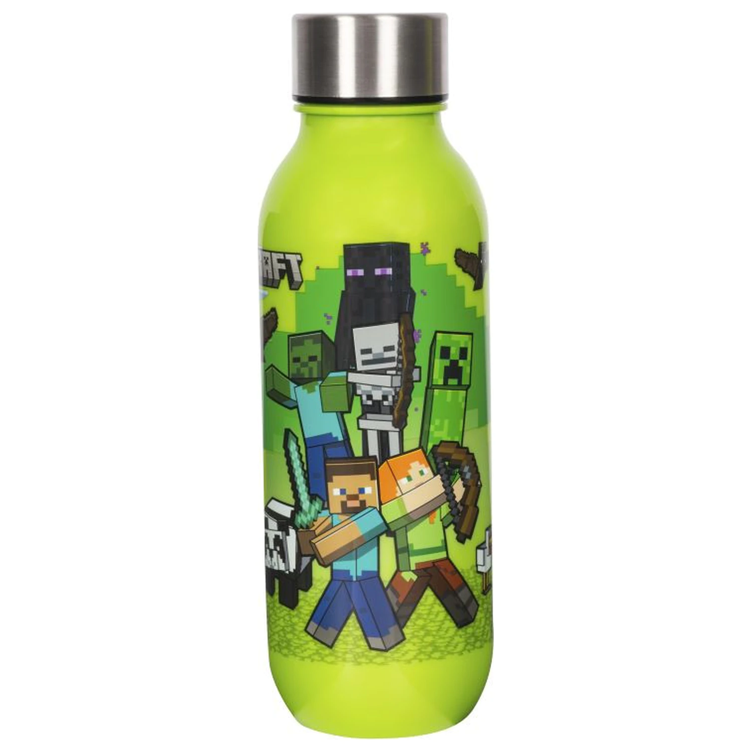 Minecraft Crafting plastová láhev na vodu se šroubovacím uzávěrem 640 ml fotografii produktu