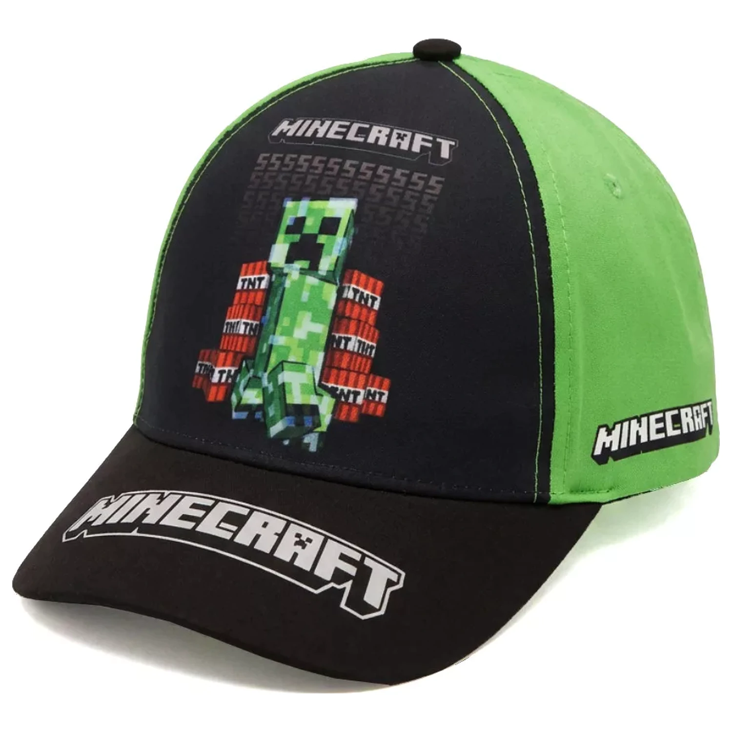 Minecraft Creeper Blast dětská baseballová čepice 55 cm fotografii produktu