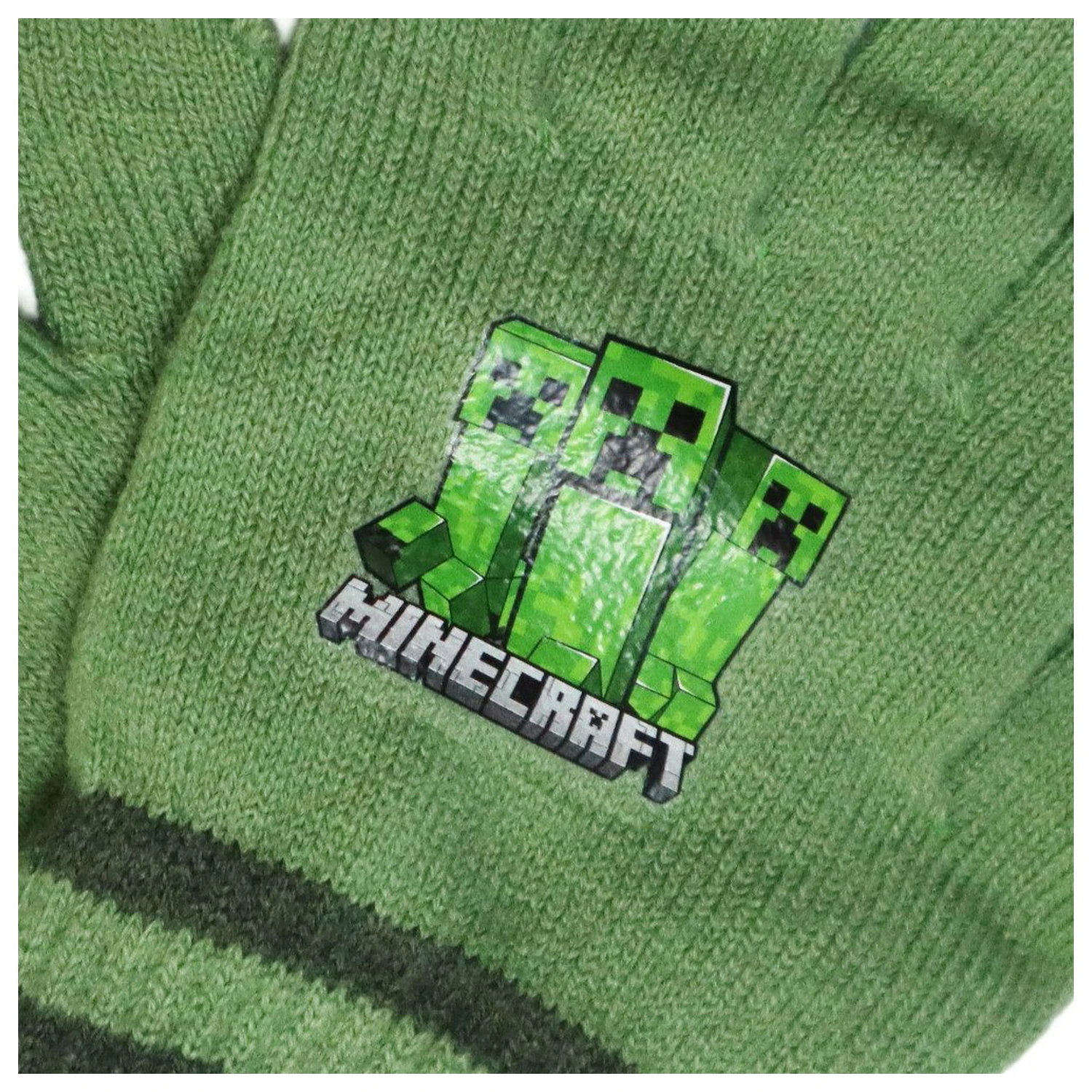 Minecraft Creeper zelené dětské rukavice fotografii produktu