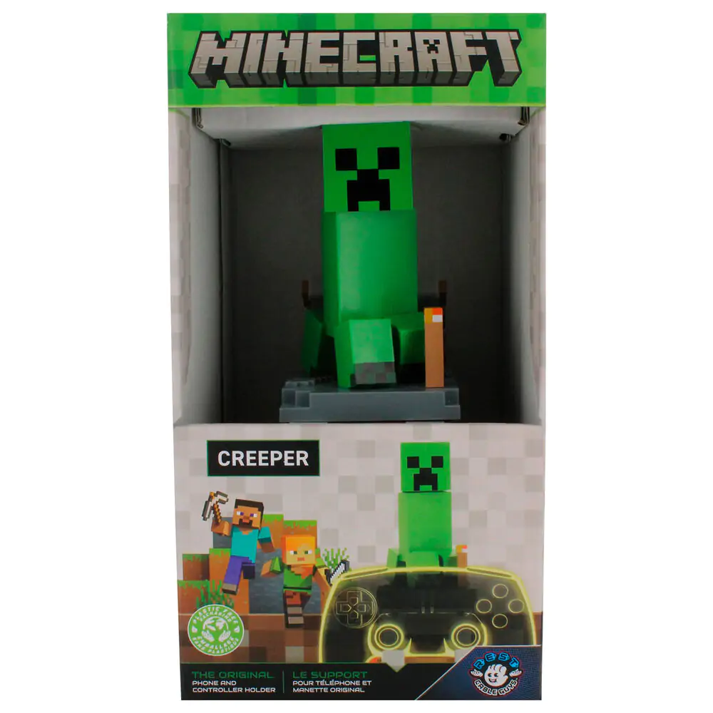 Minecraft Creeper upínací držák Cable guy 20 cm fotografii produktu