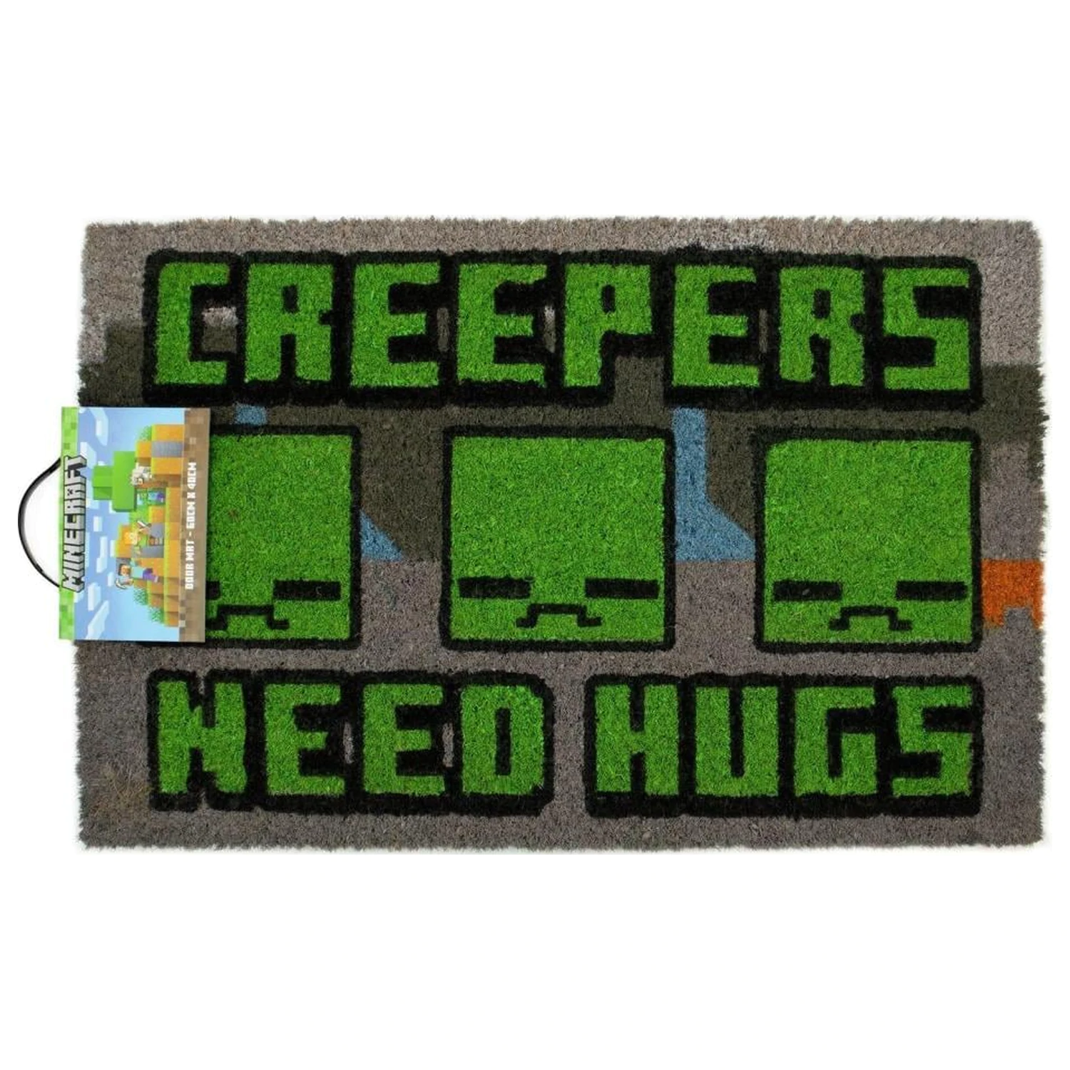 Minecraft Creeper Need Hugs Rohožka 40X60cm fotografii produktu