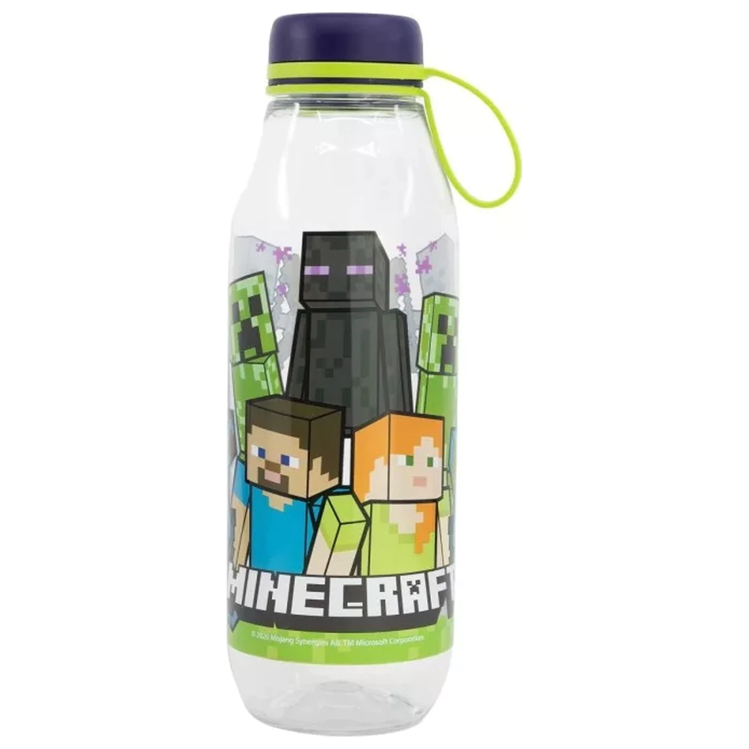 Minecraft Creeper Squad Ecozen plastová láhev na vodu se šroubovacím uzávěrem 650 ml fotografii produktu