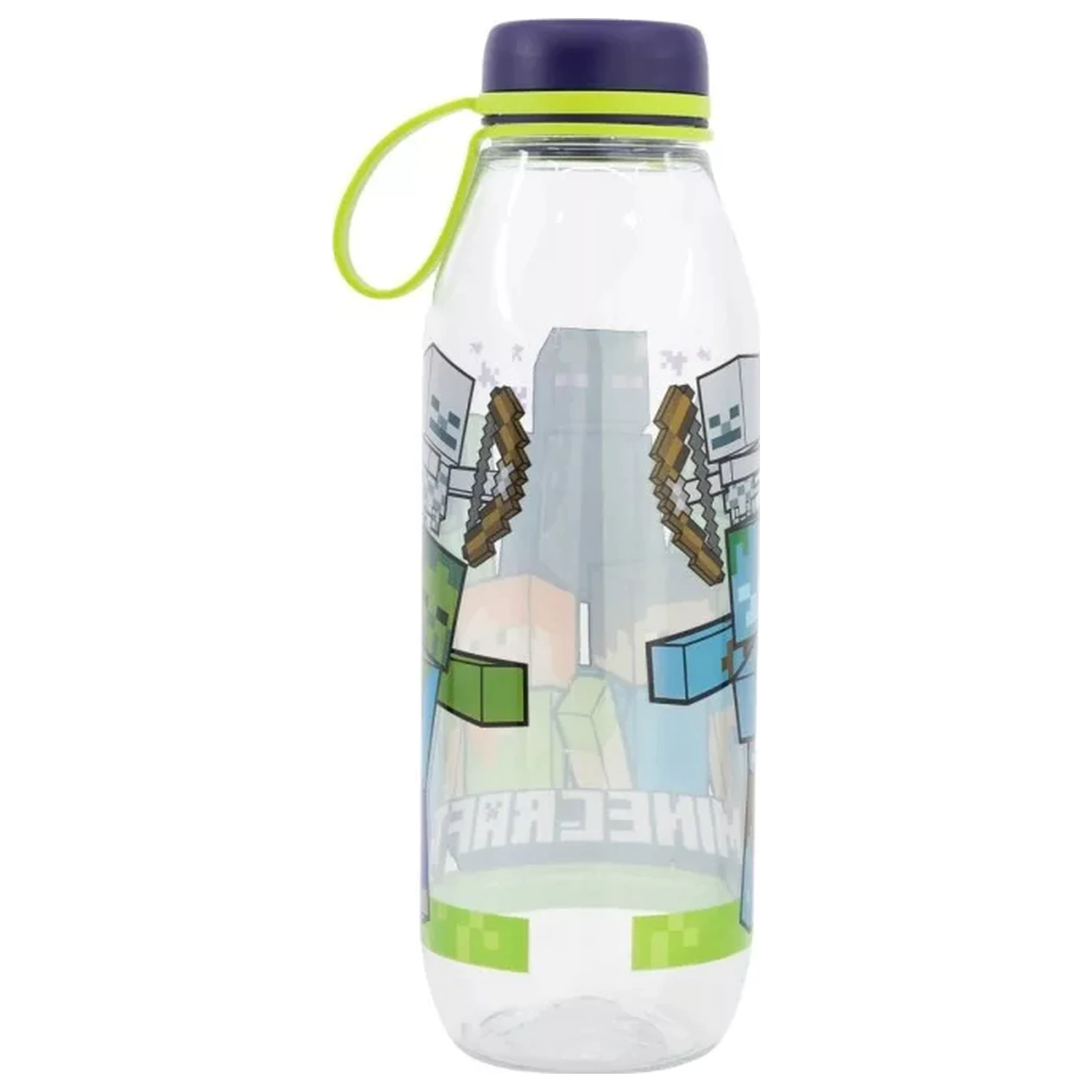 Minecraft Creeper Squad Ecozen plastová láhev na vodu se šroubovacím uzávěrem 650 ml fotografii produktu