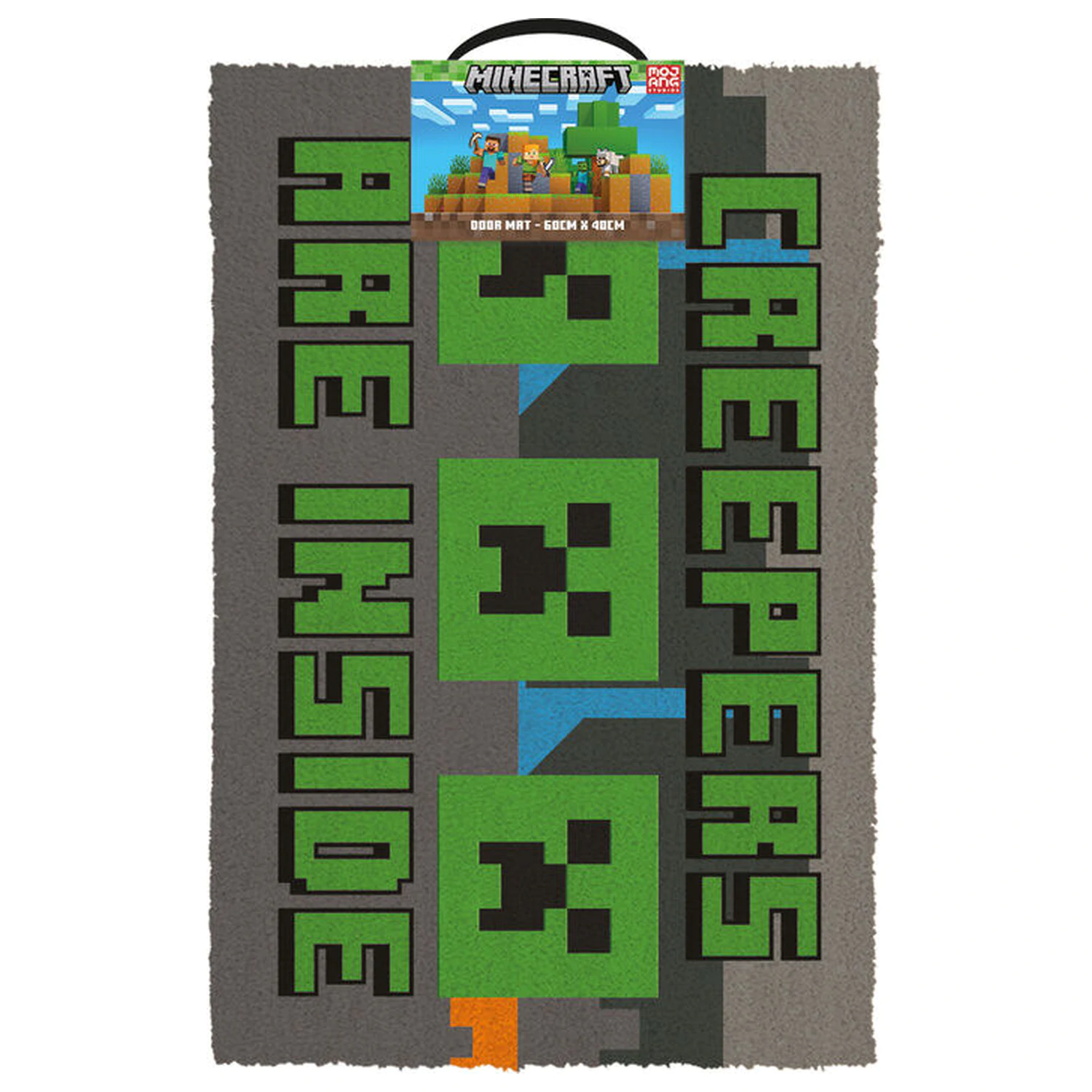 Minecraft Creepers rohožka fotografii produktu