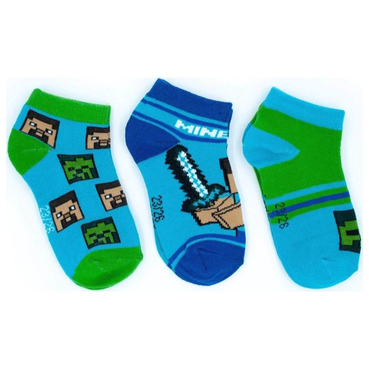 Minecraft Crew Dětské Secret ponožky 31/34 fotografii produktu