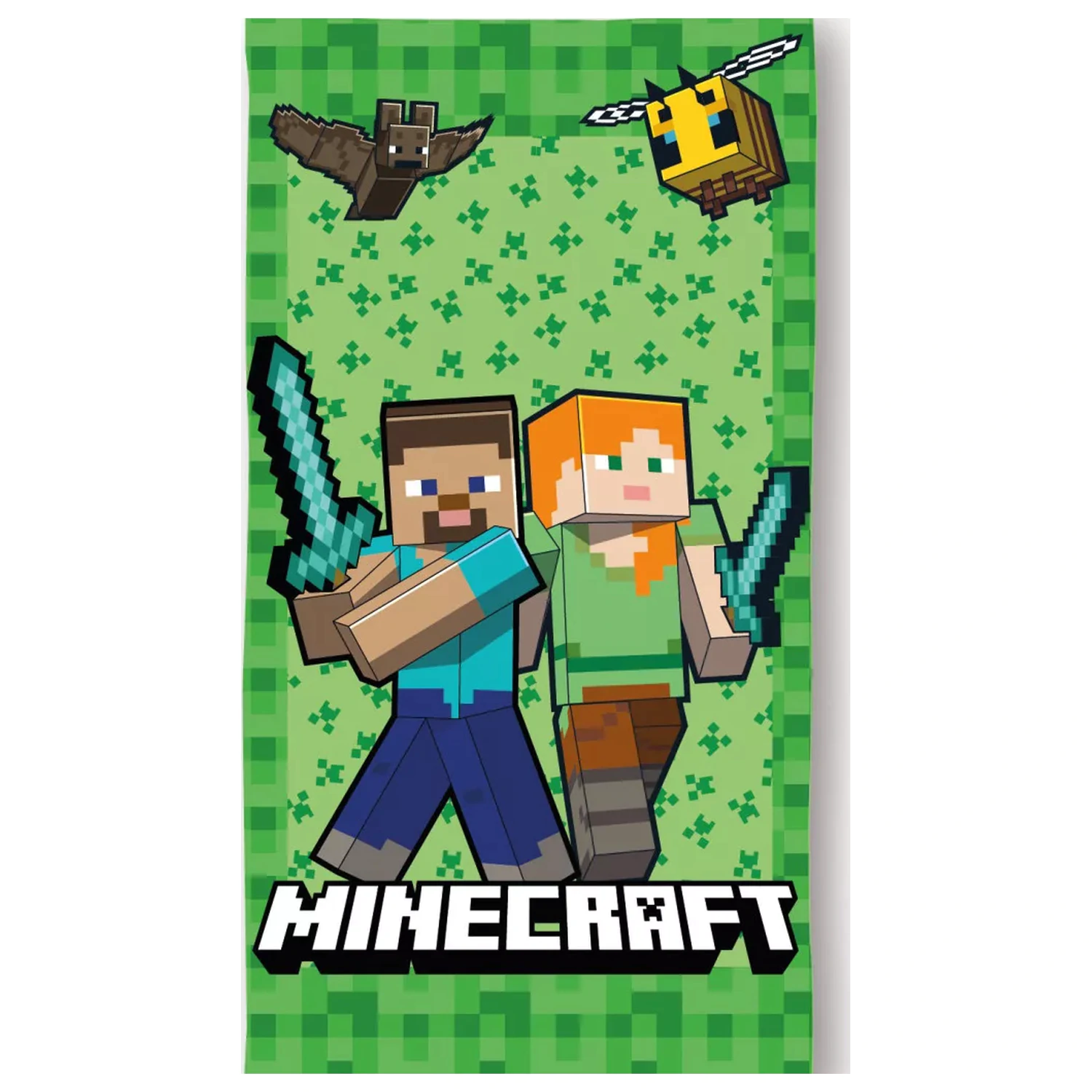 Minecraft Cube World Ručník 70x140cm fotografii produktu
