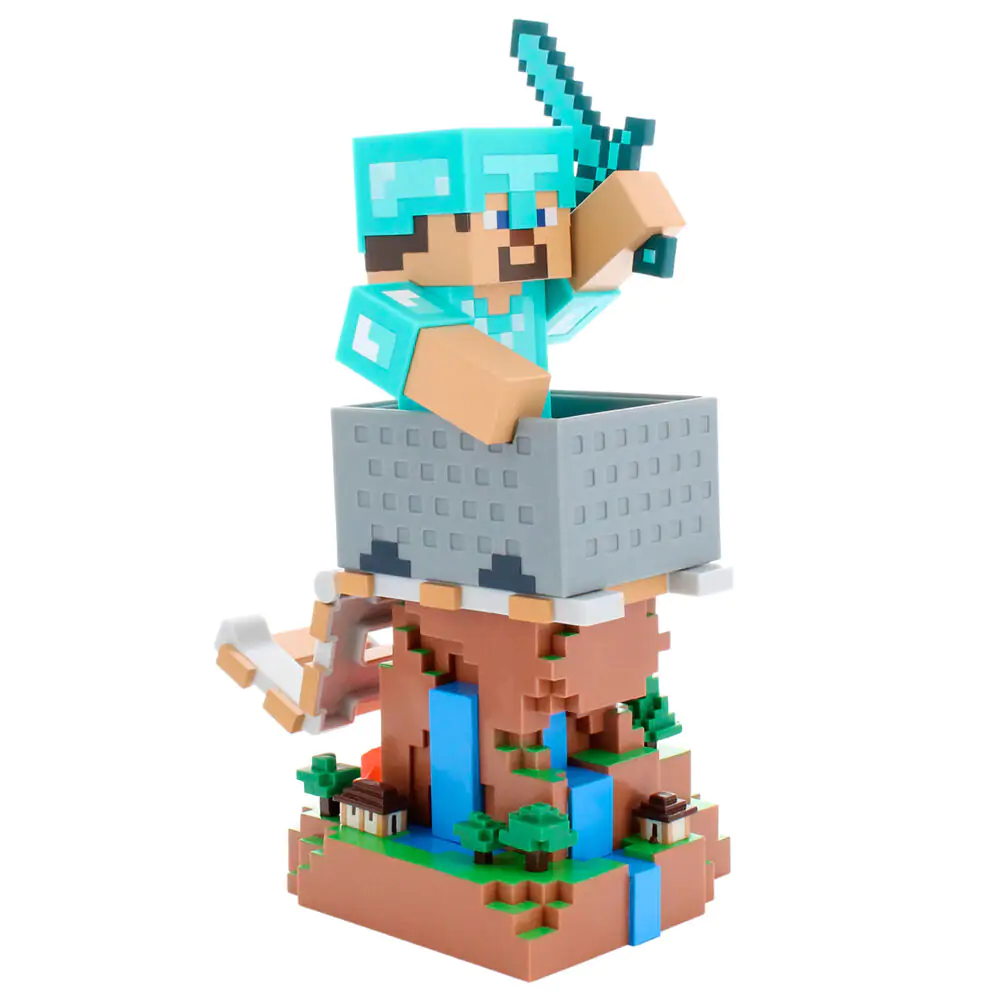 Minecraft Diamond Steve Cable guy 20 cm fotografii produktu