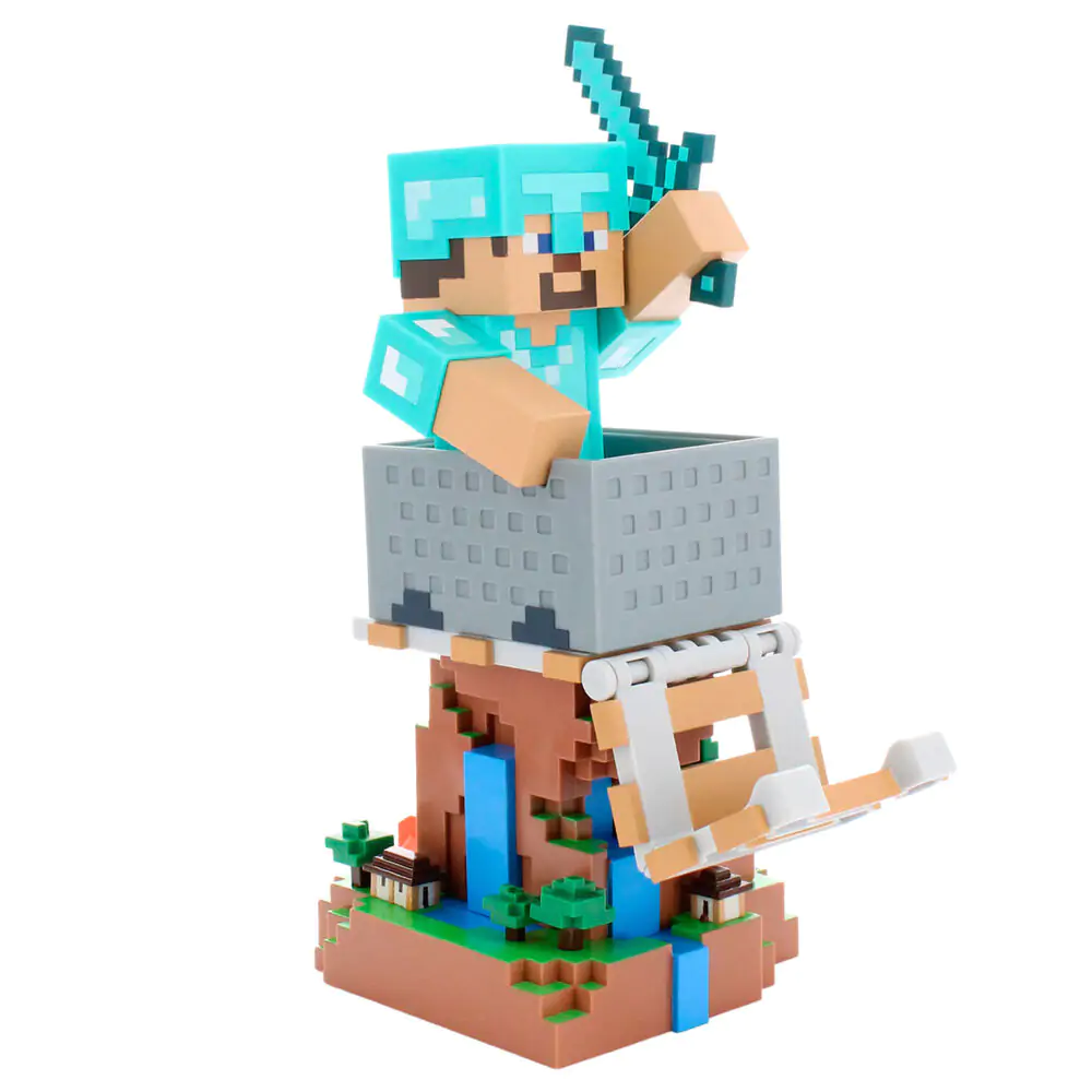 Minecraft Diamond Steve Cable guy 20 cm fotografii produktu