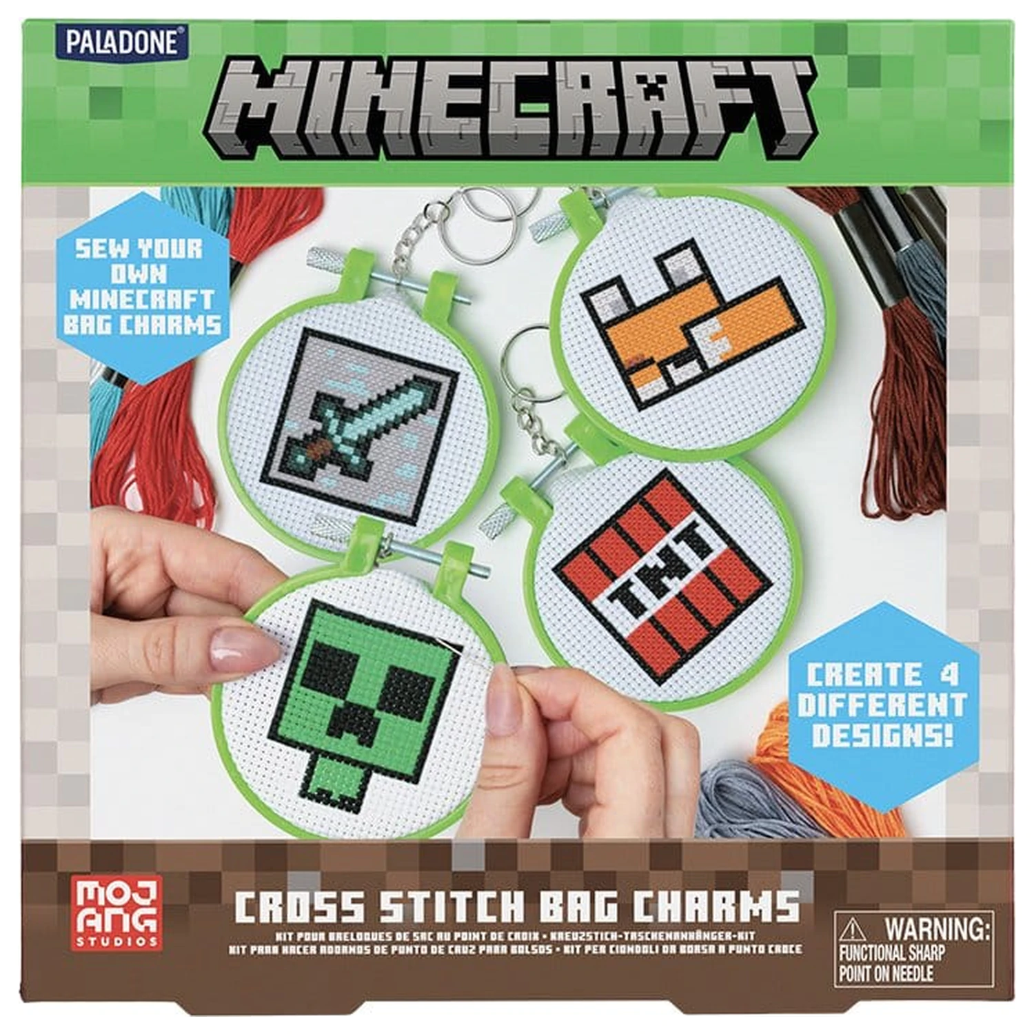Minecraft DIY-klíčenky fotografii produktu