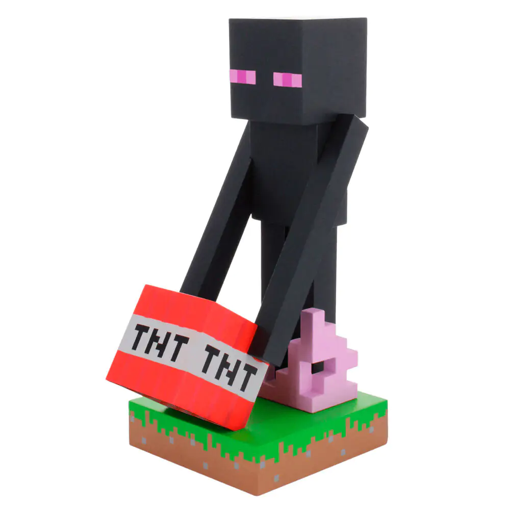 Minecraft Enderman Držák na kabel / Postavička 20 cm fotografii produktu