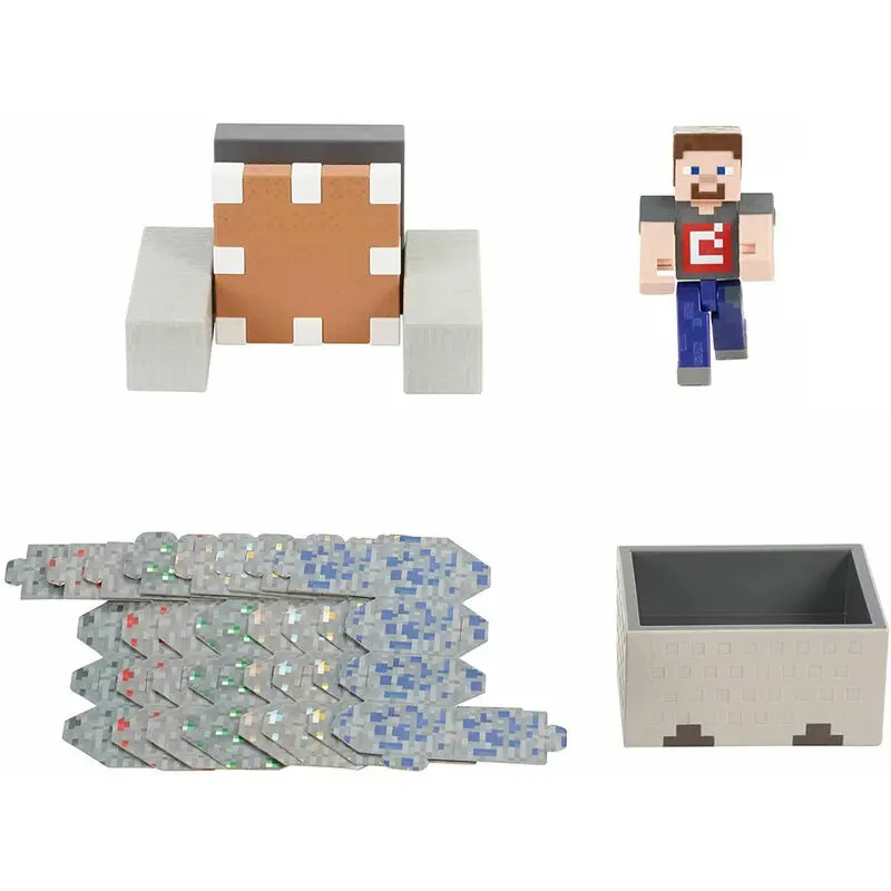 Minecraft figurka Steva s výbušným vozíkem fotografii produktu