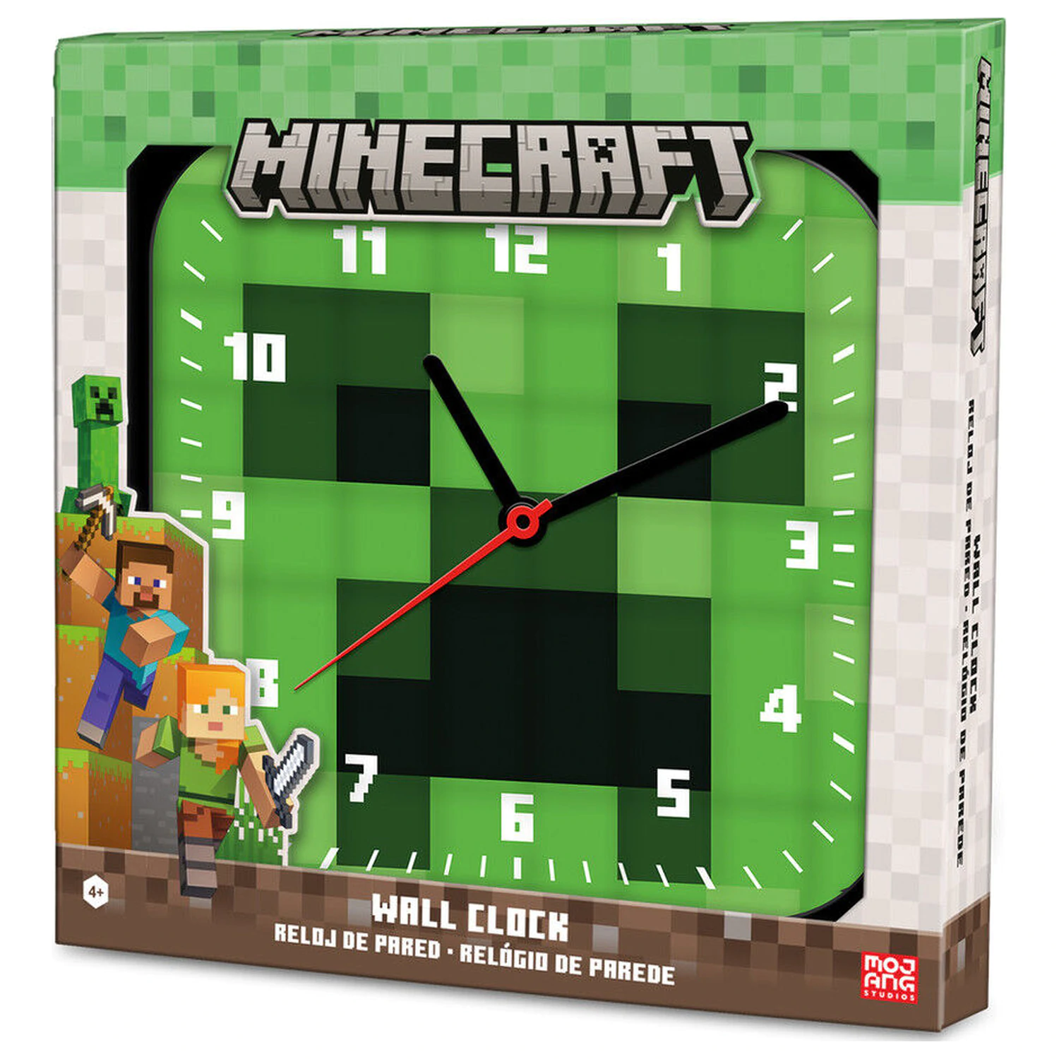 Minecraft nástěnné hodiny fotografii produktu