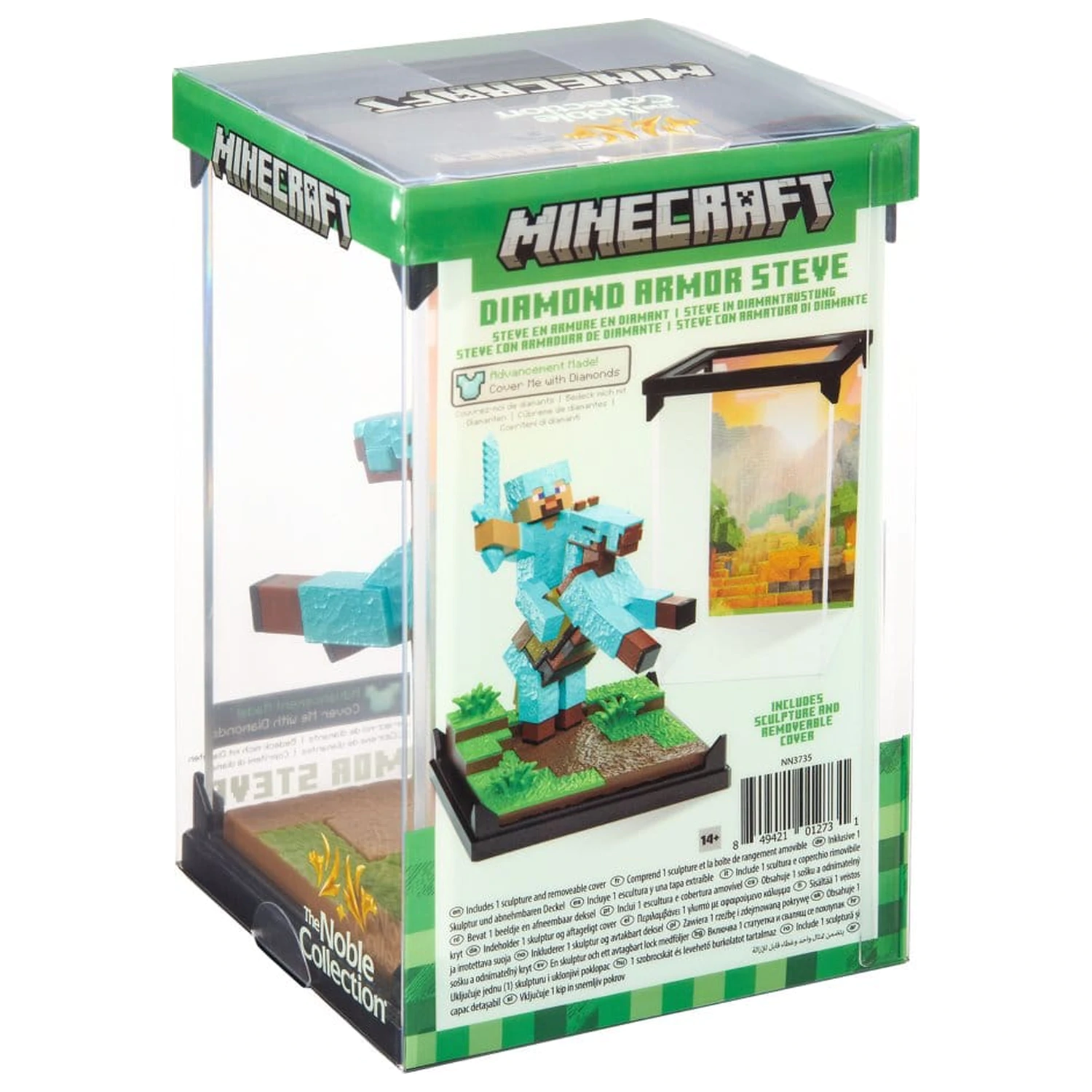 Minecraft Figurka Diorama Diamond Armor Steve a kůň 18 cm fotografii produktu