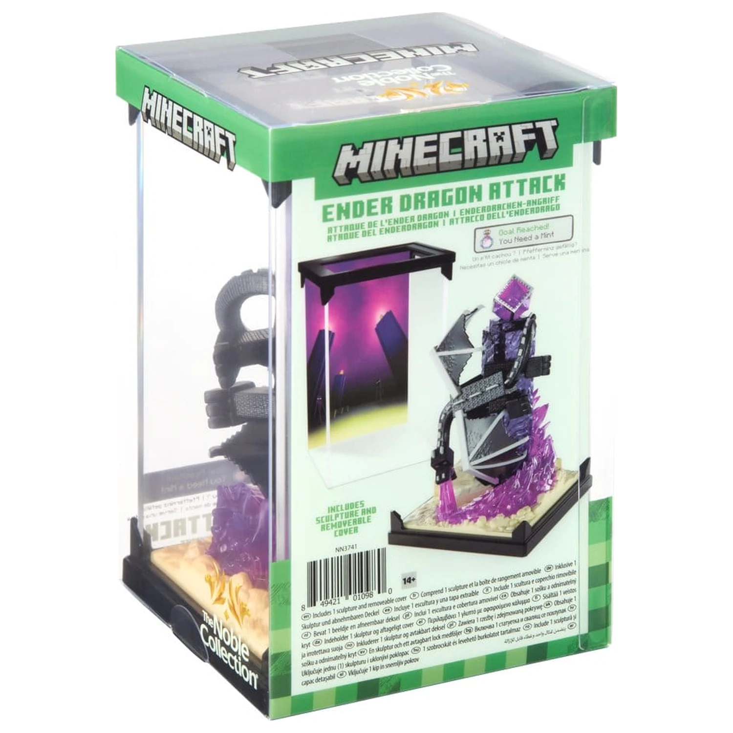Minecraft Figurka Diorama Ender Dragon Attack 18 cm fotografii produktu