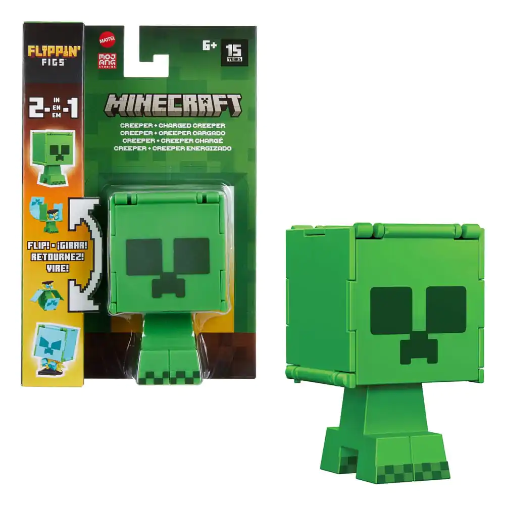 Minecraft Flippin Action Figure Creeper a Nabitý Creeper - akční figurky fotografii produktu
