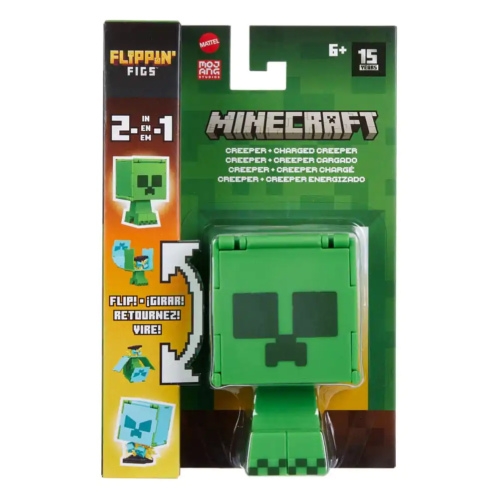 Minecraft Flippin Action Figure Creeper a Nabitý Creeper - akční figurky fotografii produktu