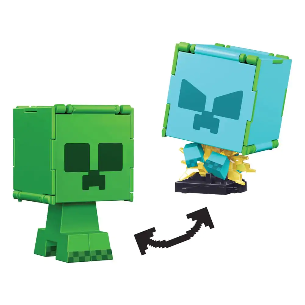 Minecraft Flippin Action Figure Creeper a Nabitý Creeper - akční figurky fotografii produktu