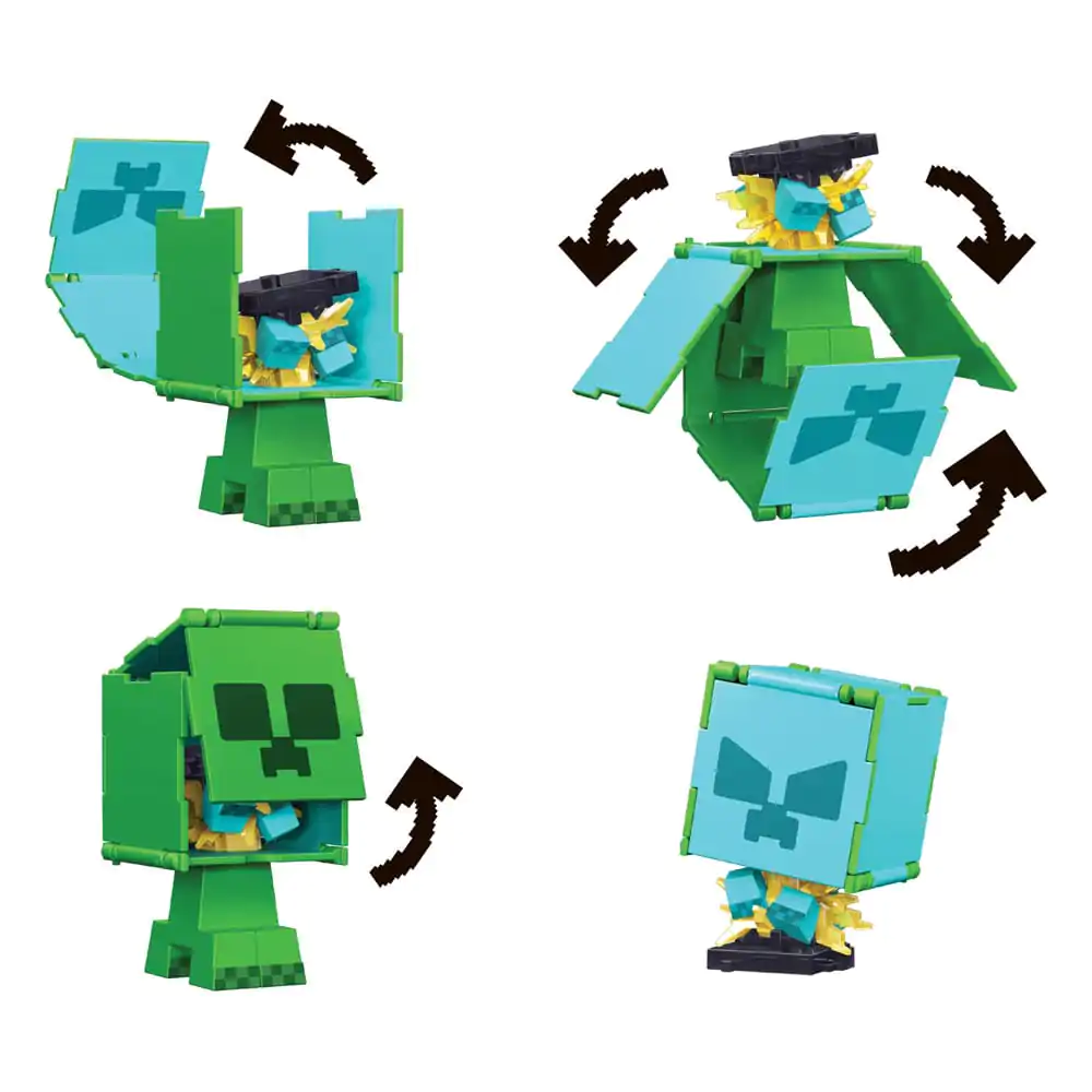 Minecraft Flippin Action Figure Creeper a Nabitý Creeper - akční figurky fotografii produktu