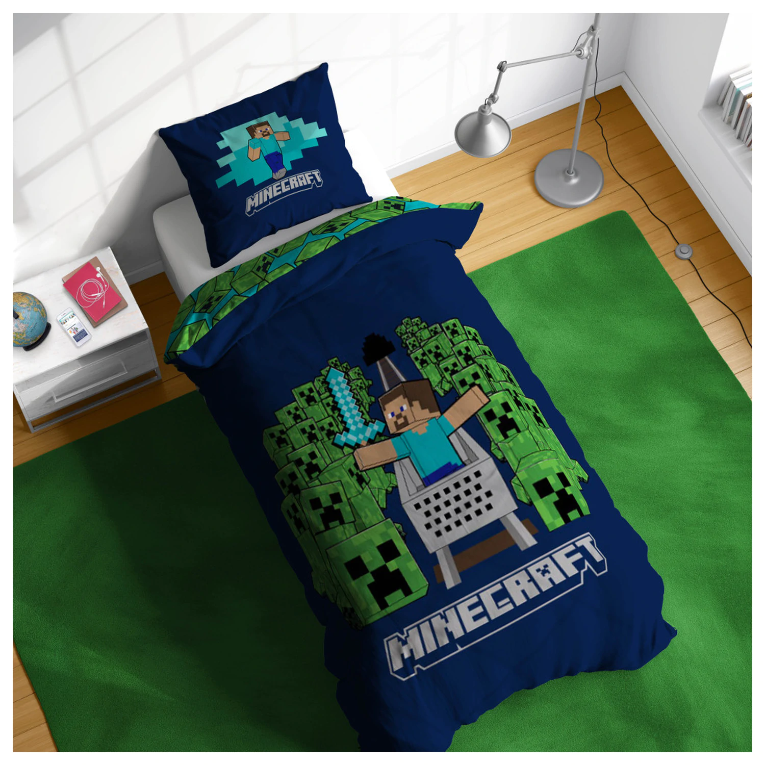 Minecraft Game Over Creepers povlak na peřinu fotografii produktu