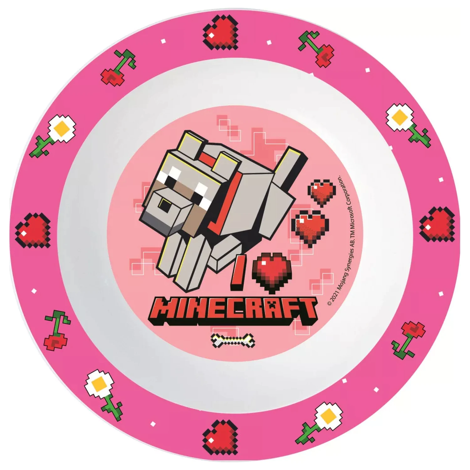 Minecraft Girls micro hluboký talíř 16 cm fotografii produktu