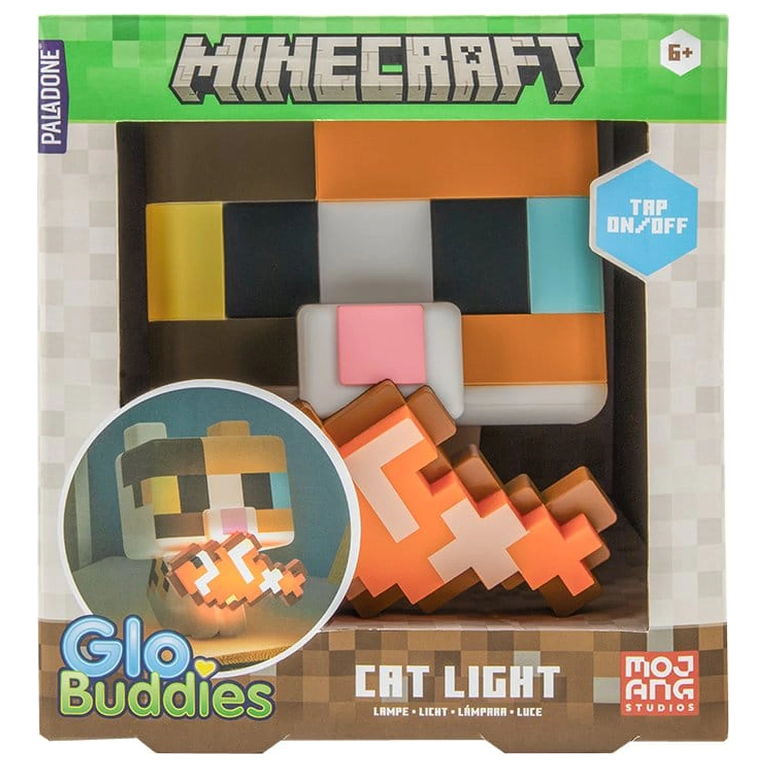 Minecraft GloBuddies Svítící kočka 15 cm fotografii produktu