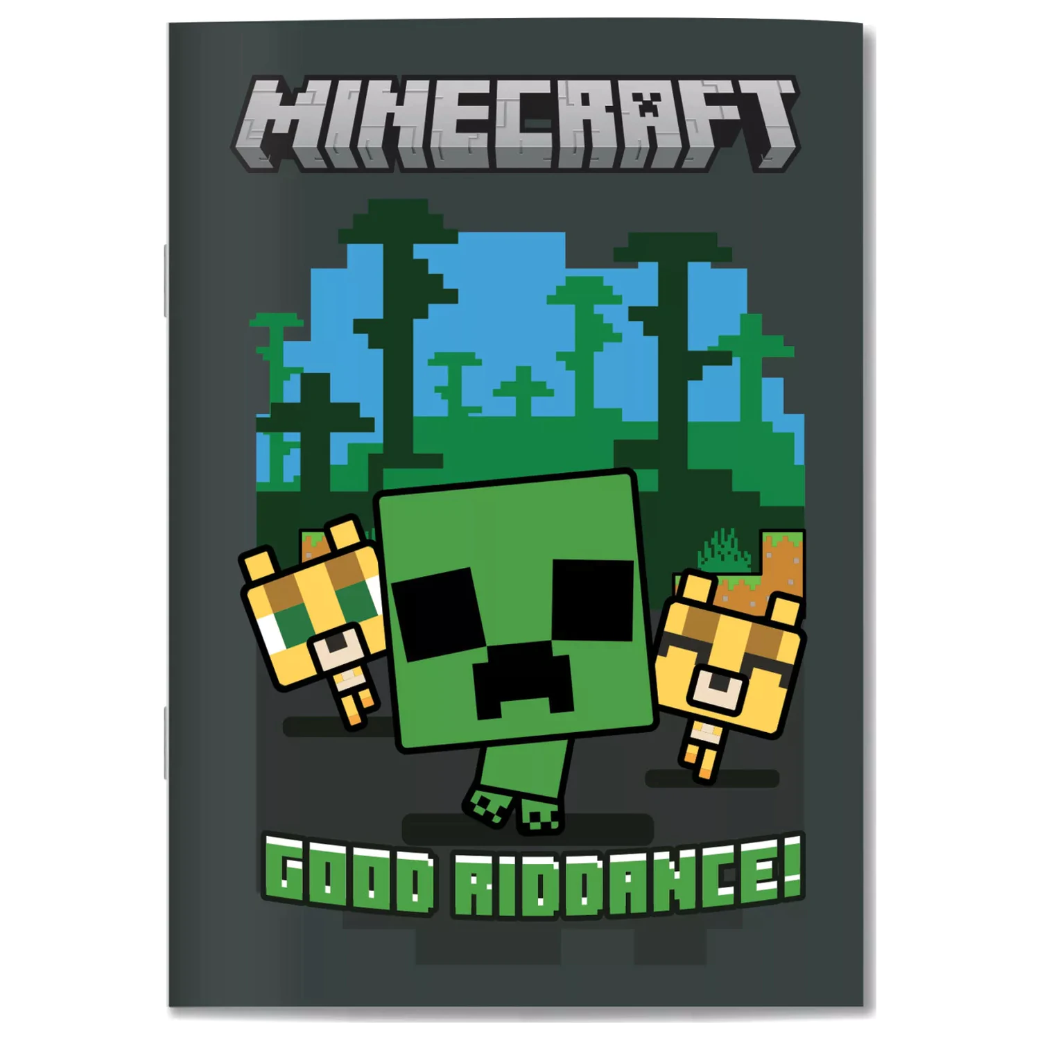 Minecraft Good Riddance B/5 linkovaný zápisník, 40 stran fotografii produktu