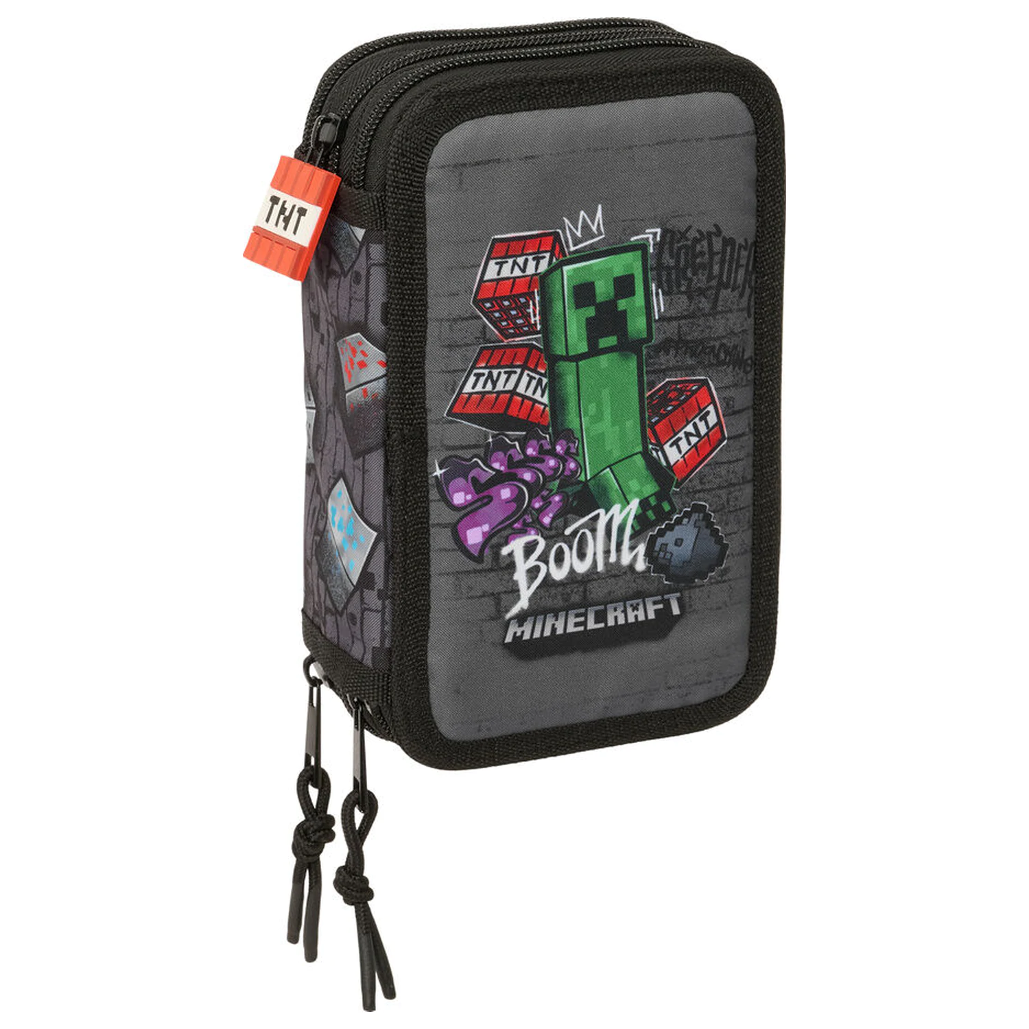 Minecraft Graffiti trojitý penál 37 ks fotografii produktu