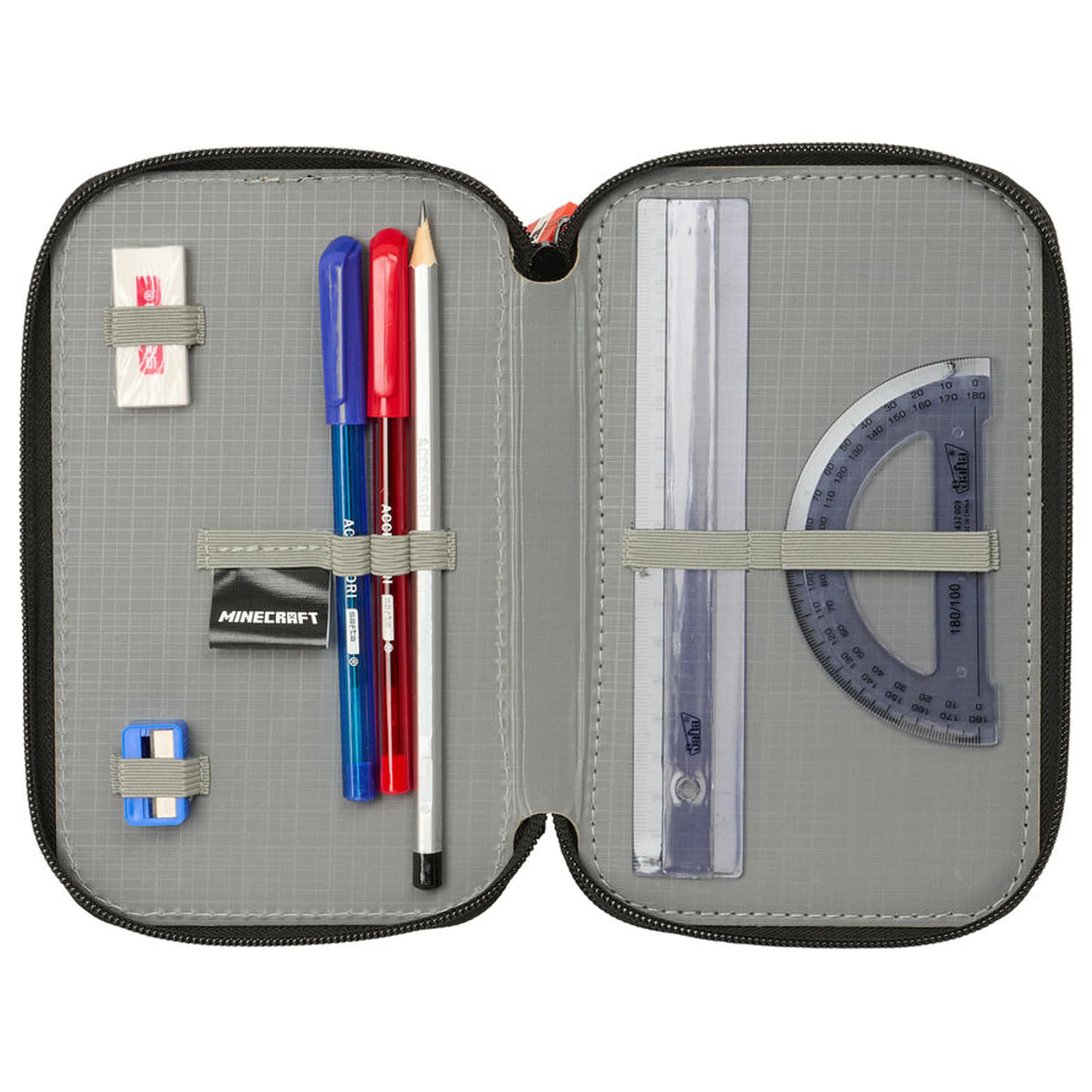 Minecraft Graffiti trojitý penál 37 ks fotografii produktu