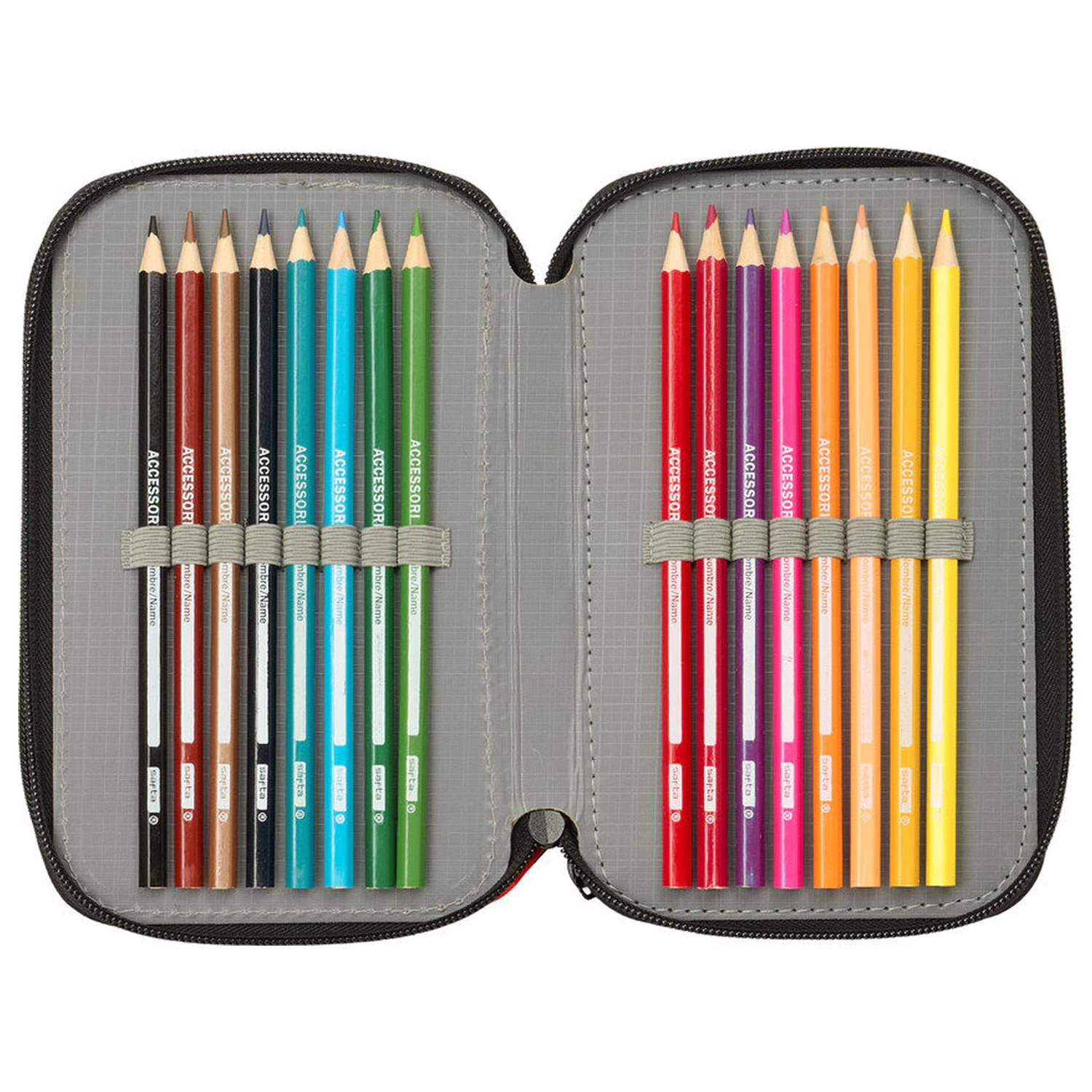 Minecraft Graffiti trojitý penál 37 ks fotografii produktu