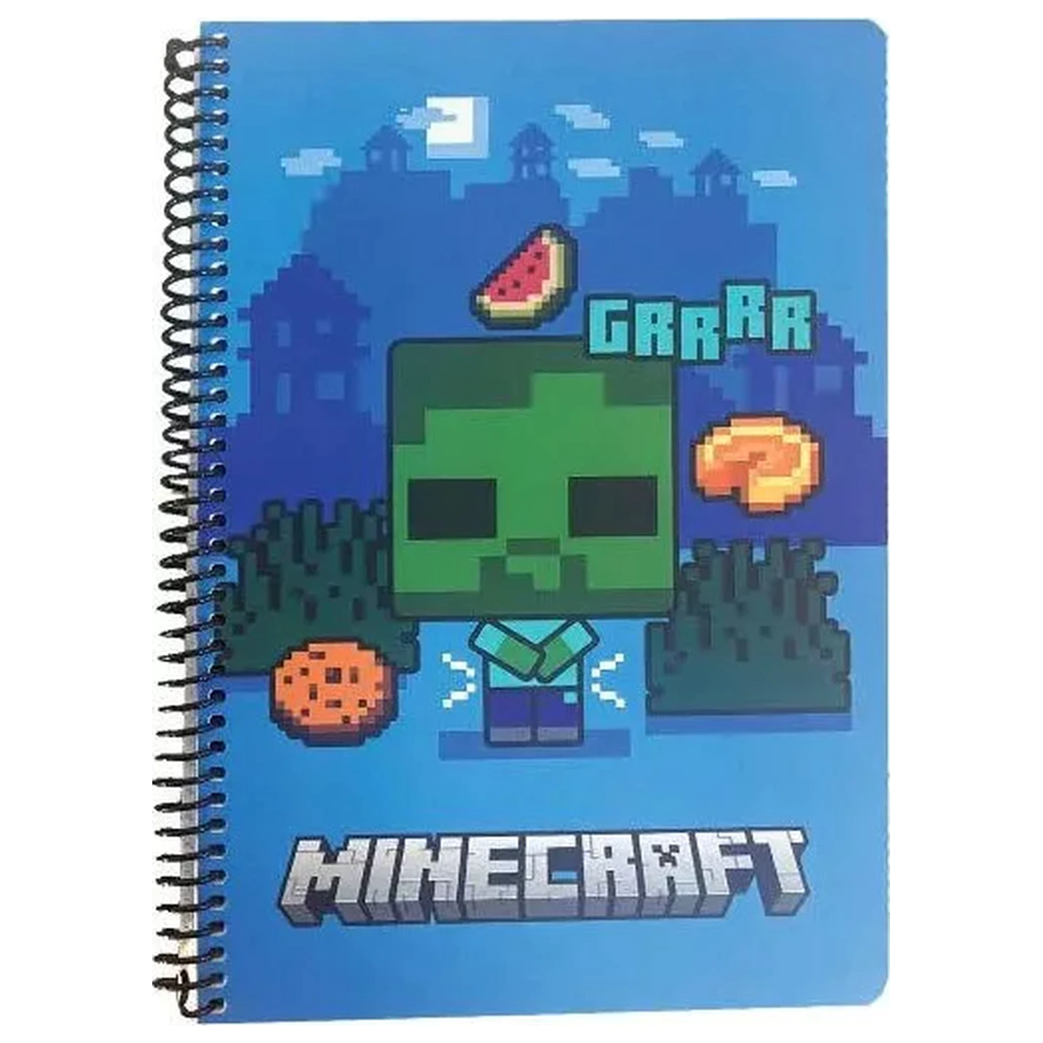 Minecraft Grrrr B/5 linkovaný spirálový sešit 70 listů fotografii produktu