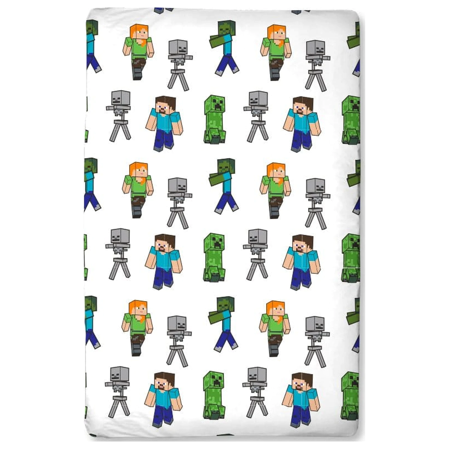 Minecraft napínací prostěradlo 90 x 200 fotografii produktu