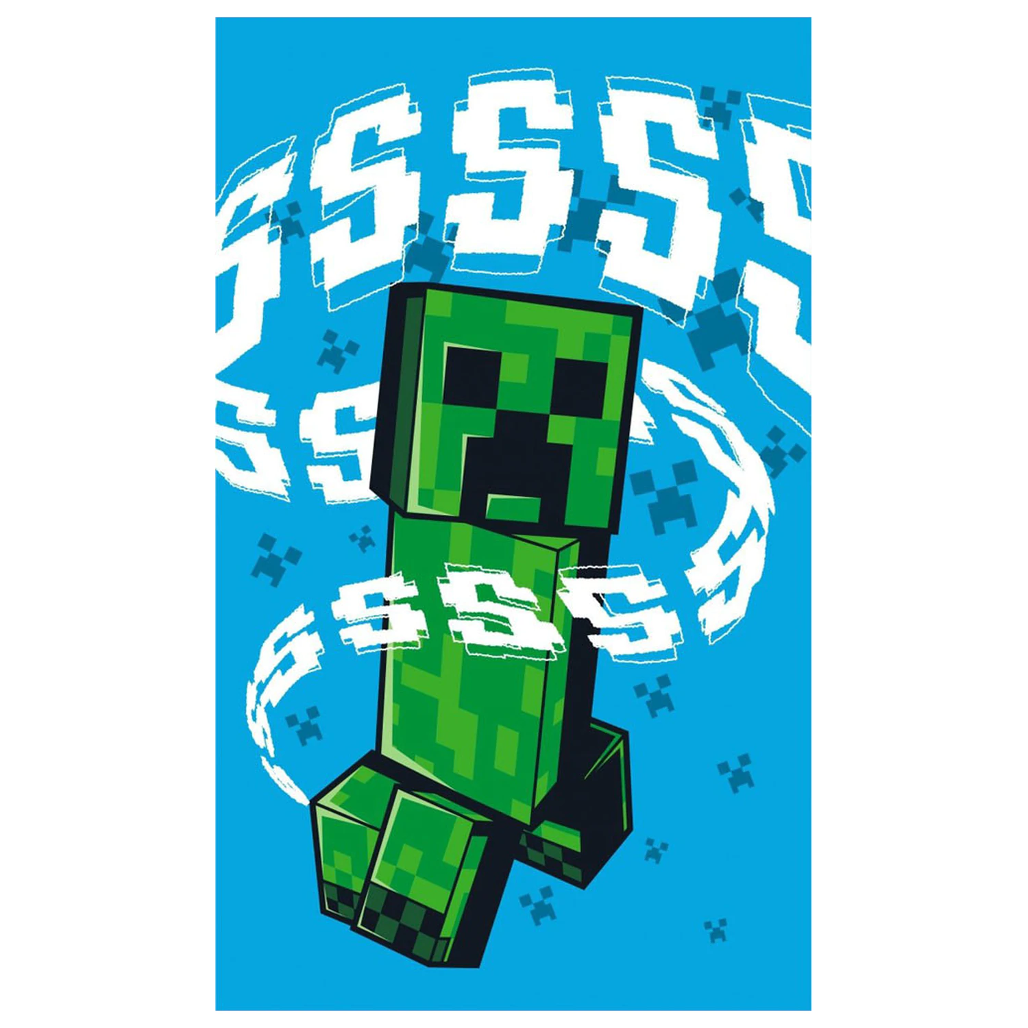Minecraft Hissing Creeper ručník na ruce, ručník na obličej, ručník fotografii produktu
