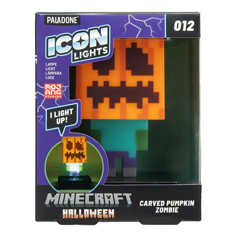 Minecraft Ikony Světlo Zombie Dýně 10 cm fotografii produktu