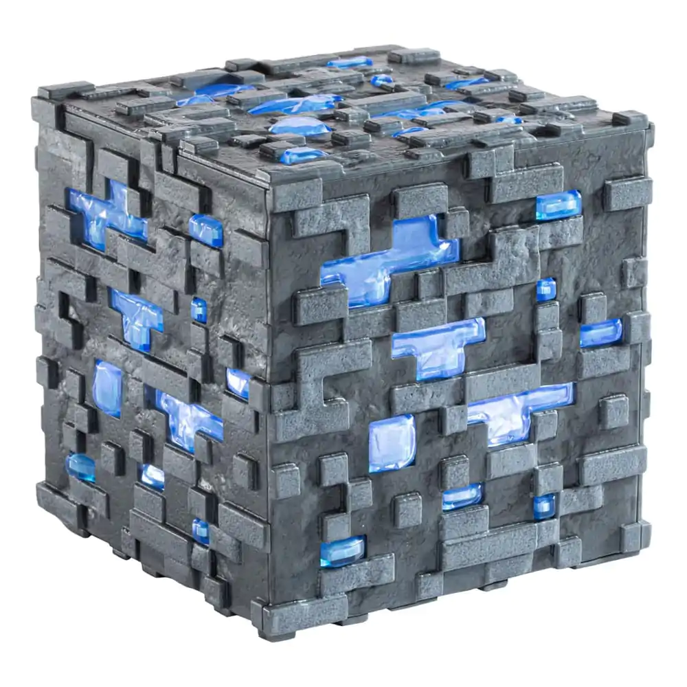 Minecraft Replika Svítící Diamantová Ruda Kostka 10 cm fotografii produktu