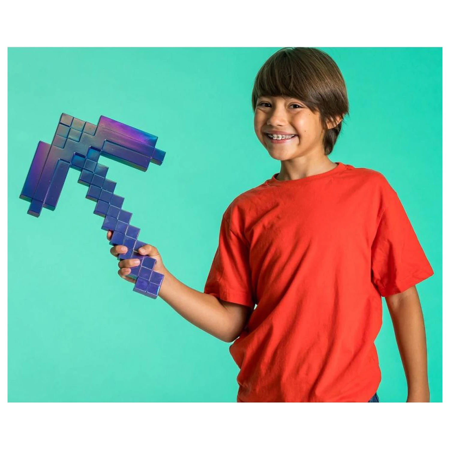 Minecraft Iridescent Pickaxe 40 cm fotografii produktu