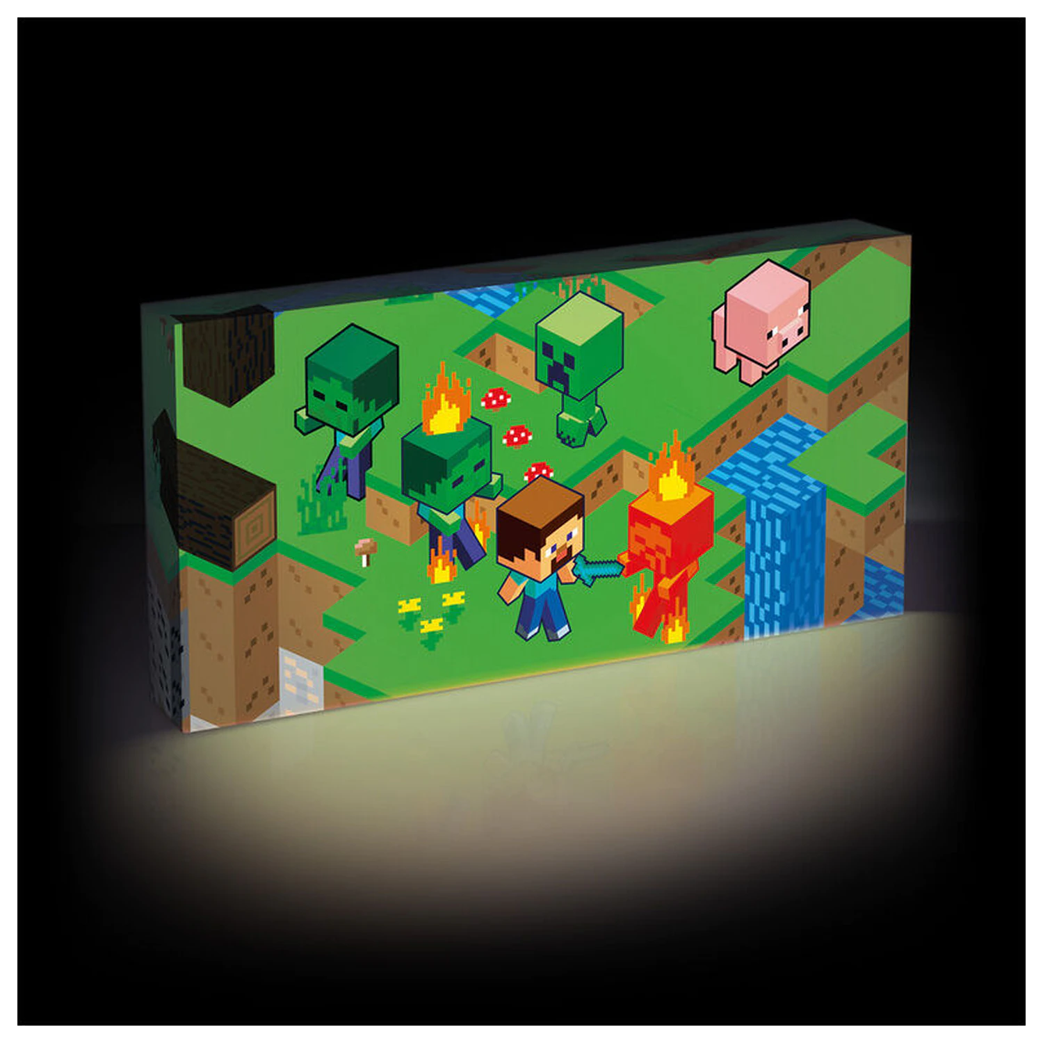 Minecraft svítící plátno fotografii produktu